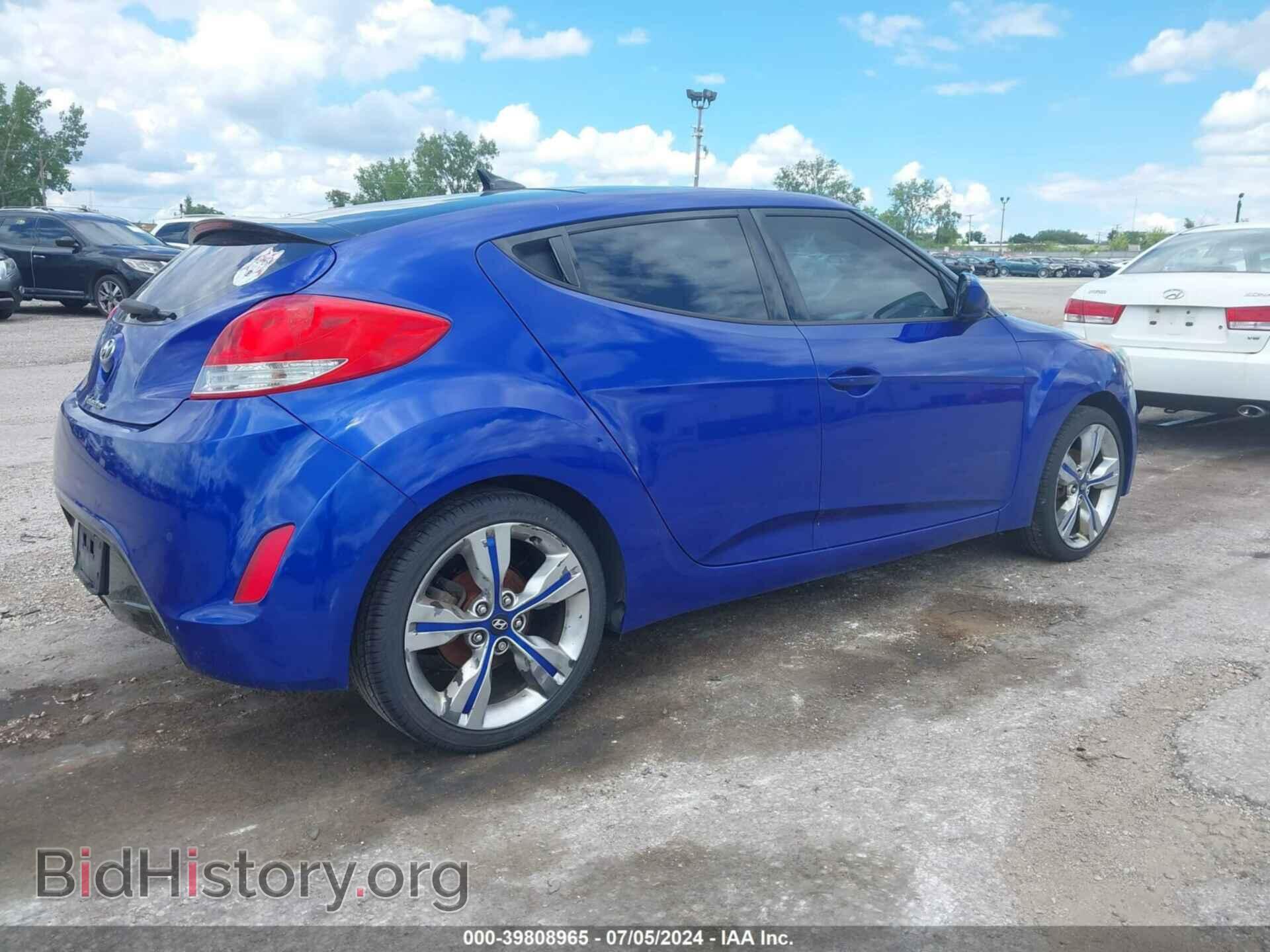 2012 HYUNDAI VELOSTER - VIN: KMHTC6AD7CU025317 - Фото 4