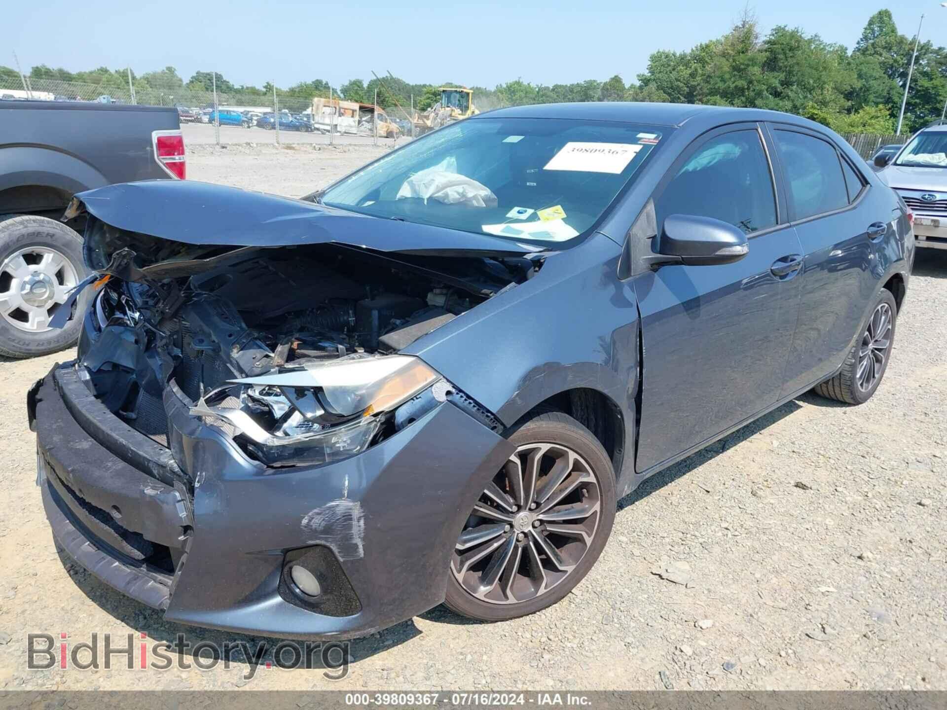 2014 TOYOTA COROLLA - VIN: 2T1BURHE7EC222212 - Фото 2