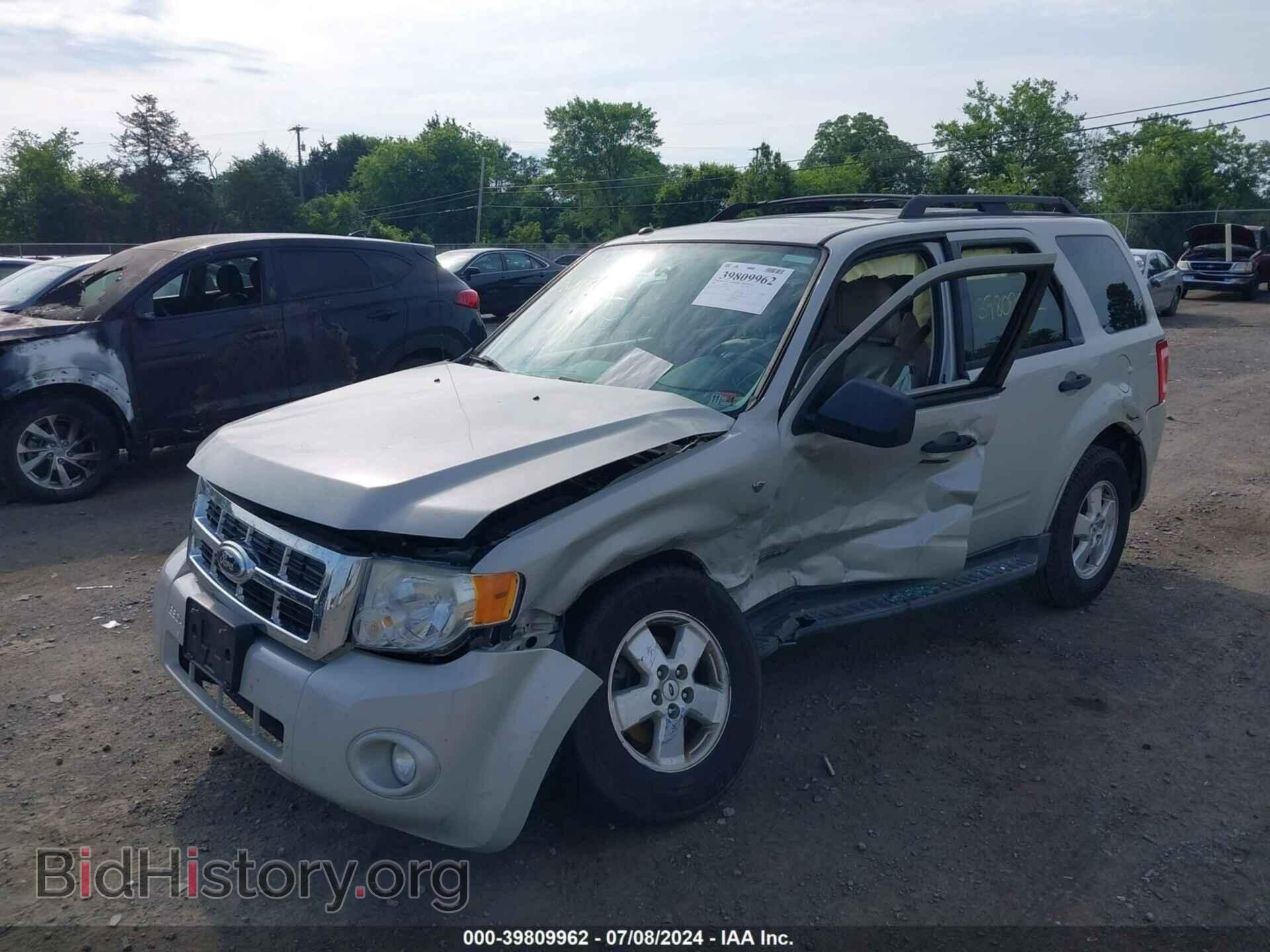 2008 FORD ESCAPE - VIN: 1FMCU03158KD85718 - Фото 2