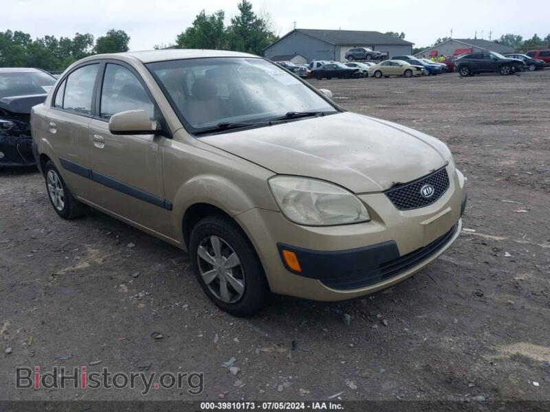 2007 Kia RIO LX (VIN KNADE123776292010) — фото 1 из 11, IAAI, повреждение: левый бок