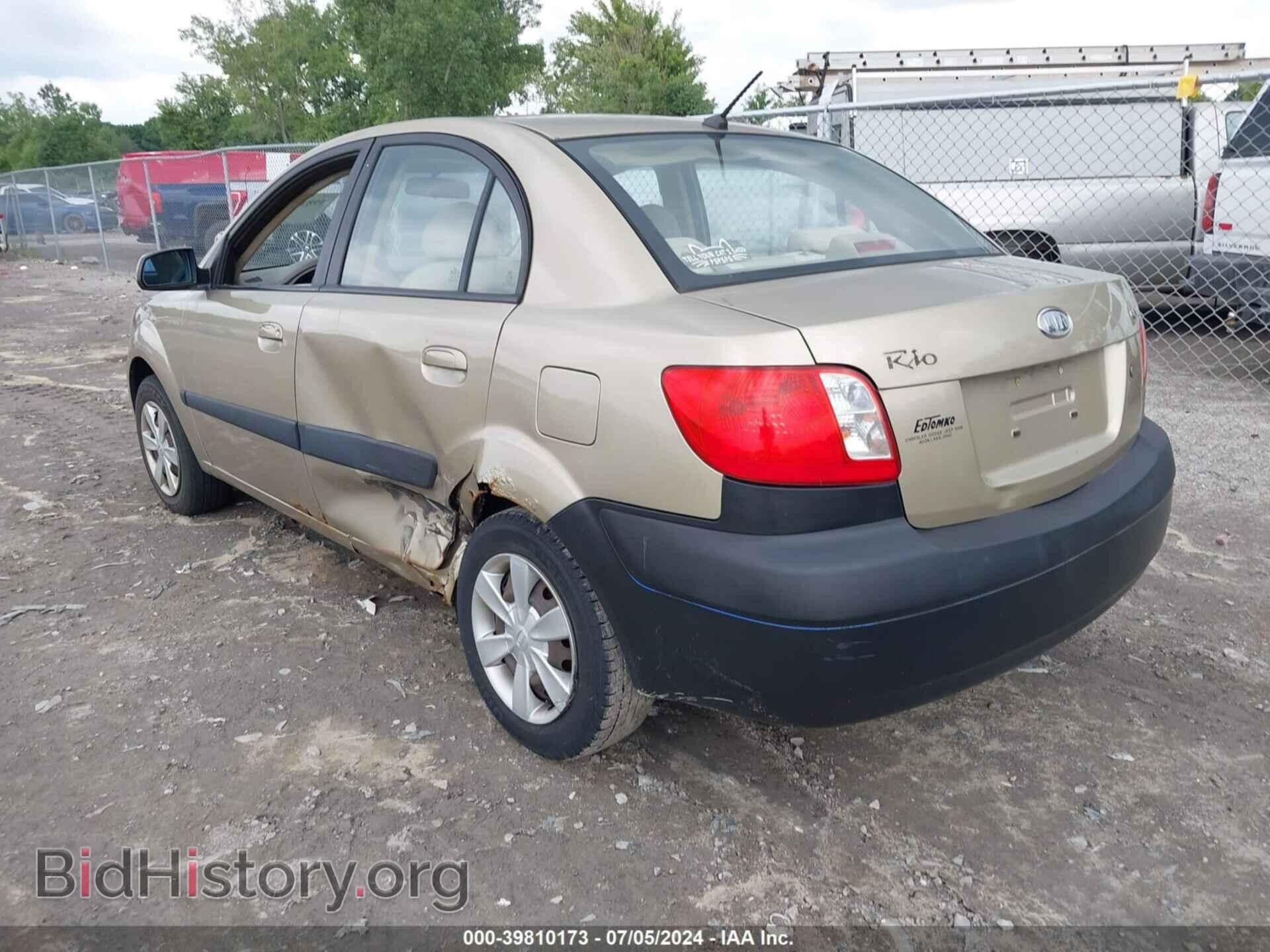 2007 KIA RIO - VIN: KNADE123776292010 - Photo 3