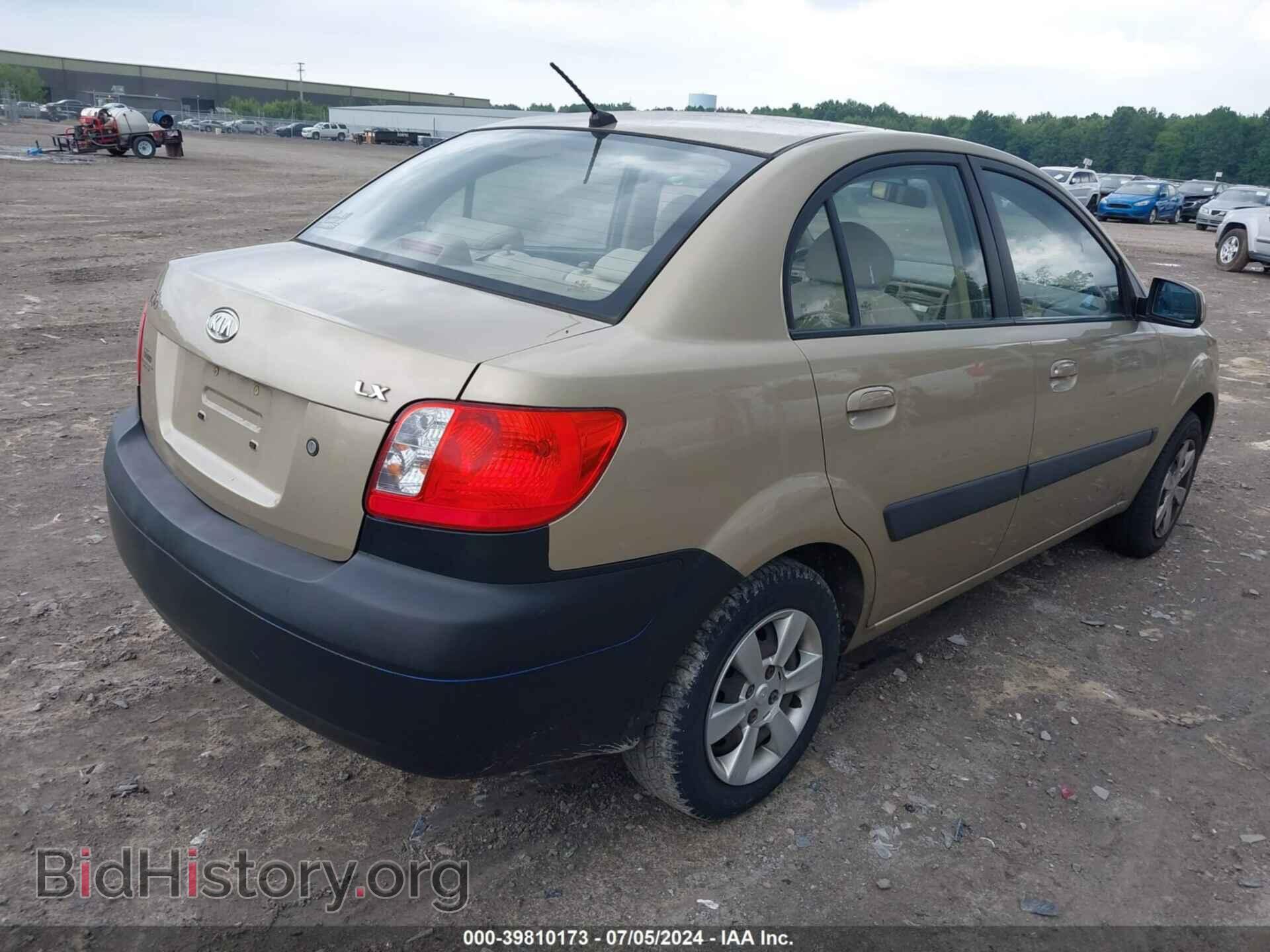 2007 KIA RIO - VIN: KNADE123776292010 - Photo 4