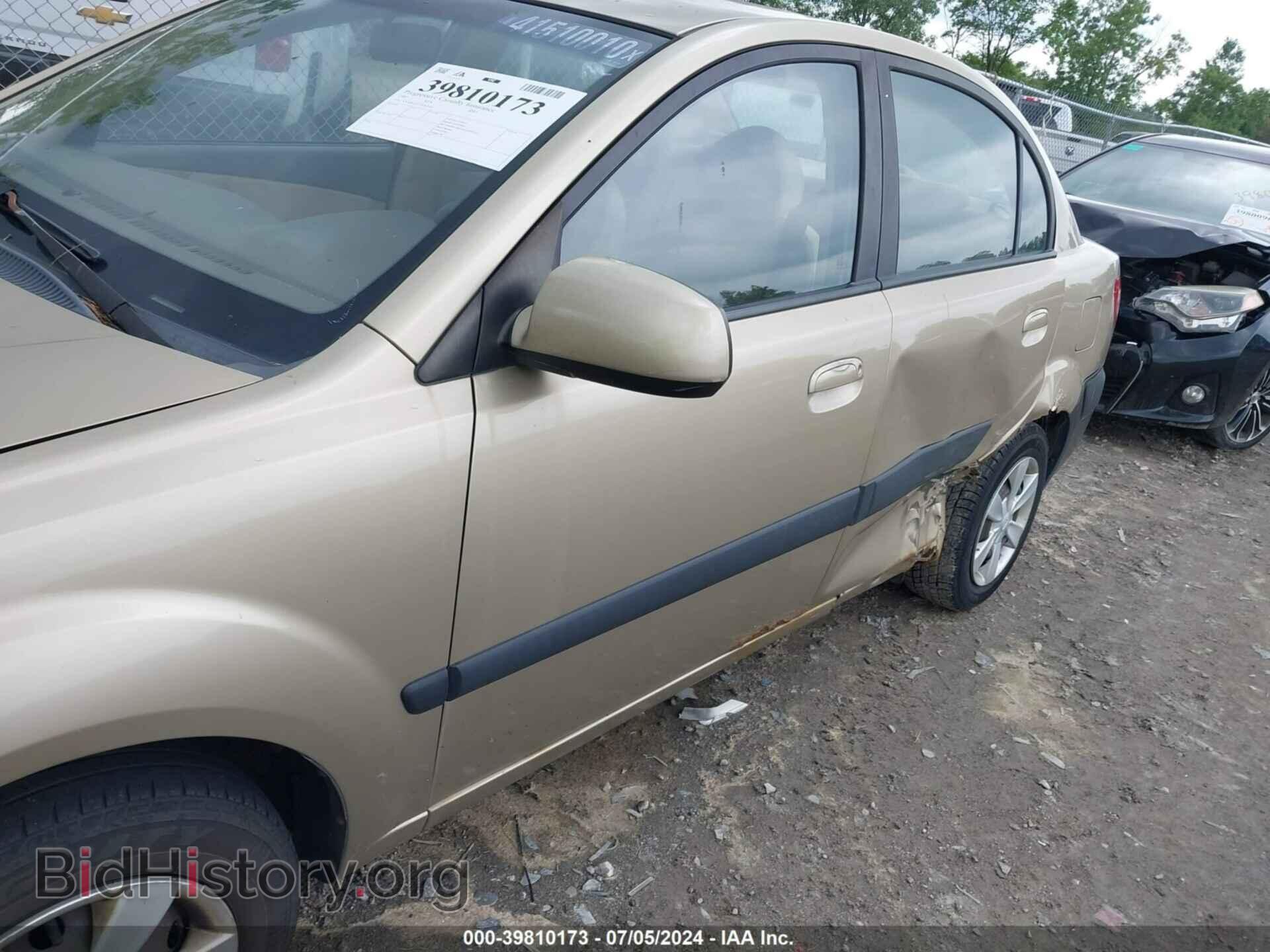 2007 KIA RIO - VIN: KNADE123776292010 - Photo 6