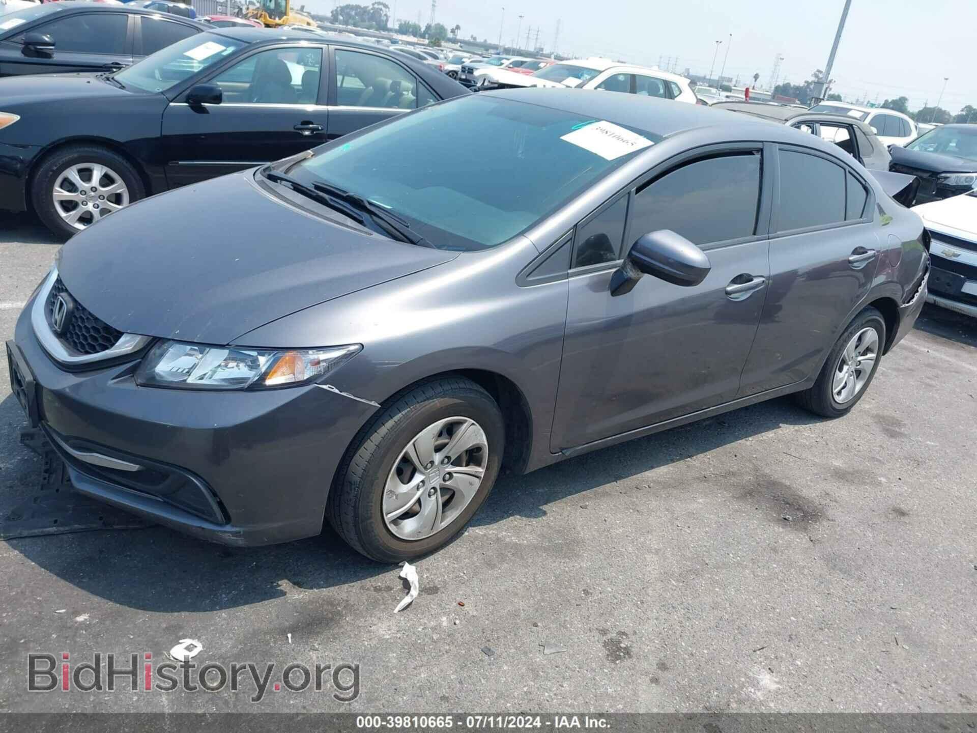 2015 HONDA CIVIC - VIN: 2HGFB2F50FH554454 - Фото 2