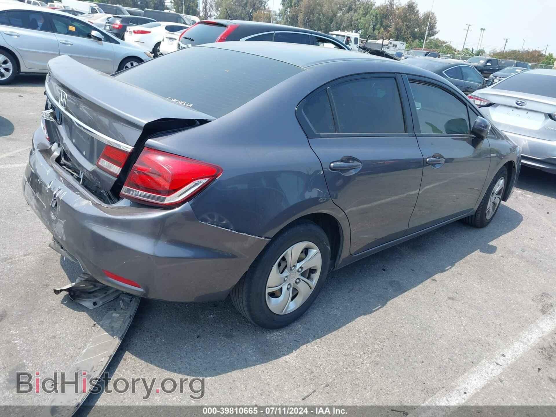2015 HONDA CIVIC - VIN: 2HGFB2F50FH554454 - Фото 4