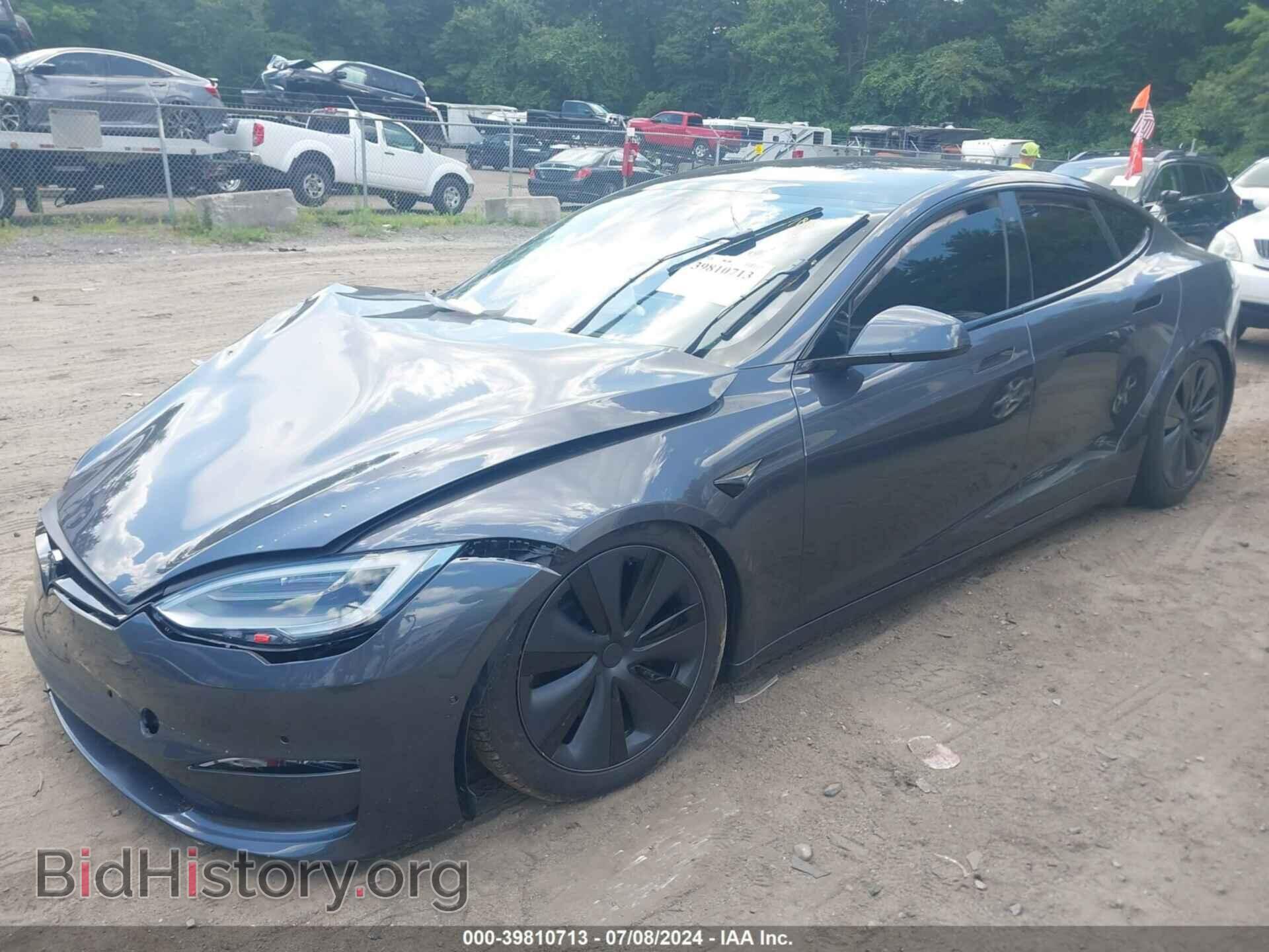 2021 TESLA MODEL S - VIN: 5YJSA1E69MF442680 - Фото 2