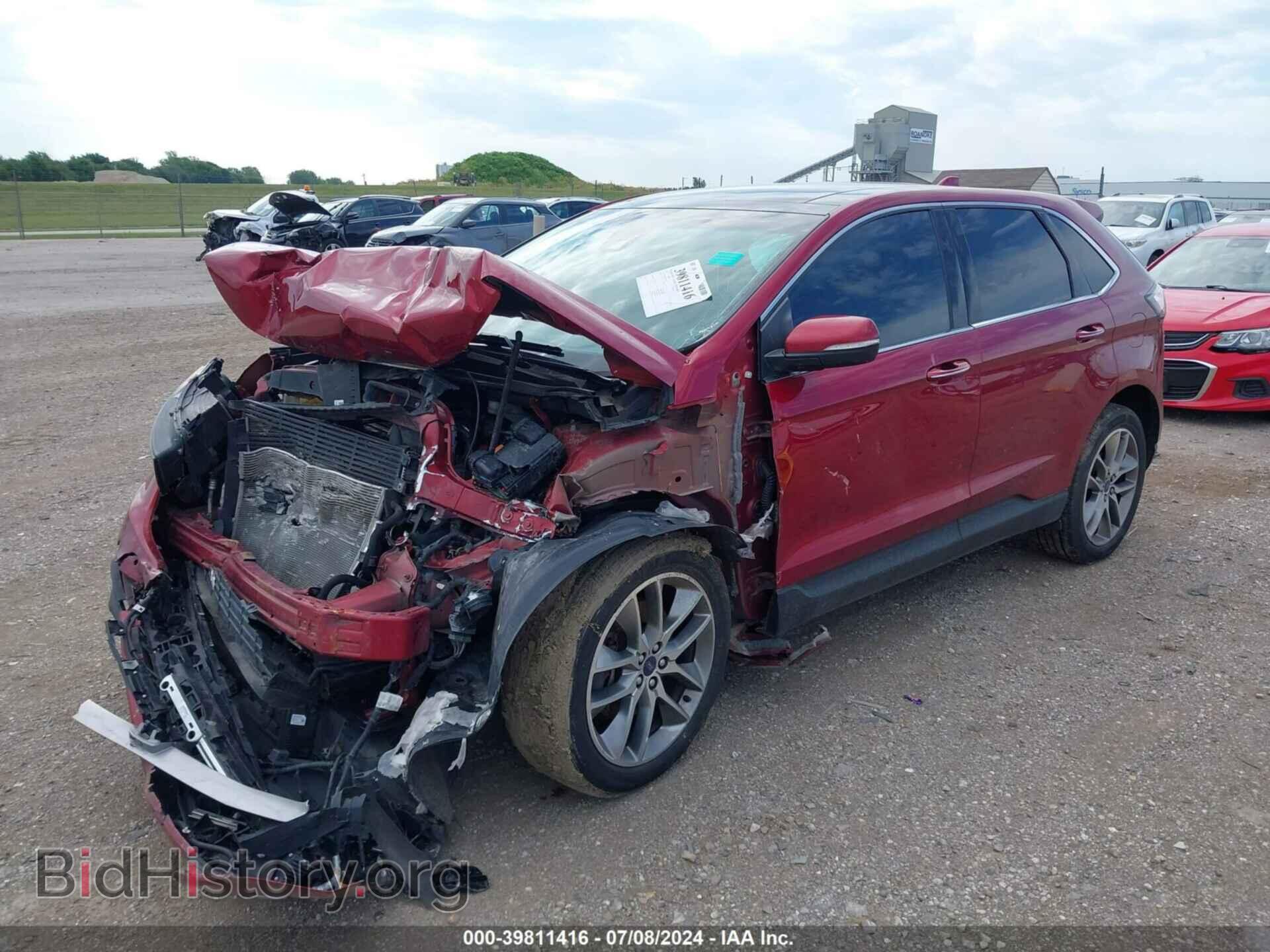 2016 FORD EDGE - VIN: 2FMPK4K85GBB17967 - Фото 2