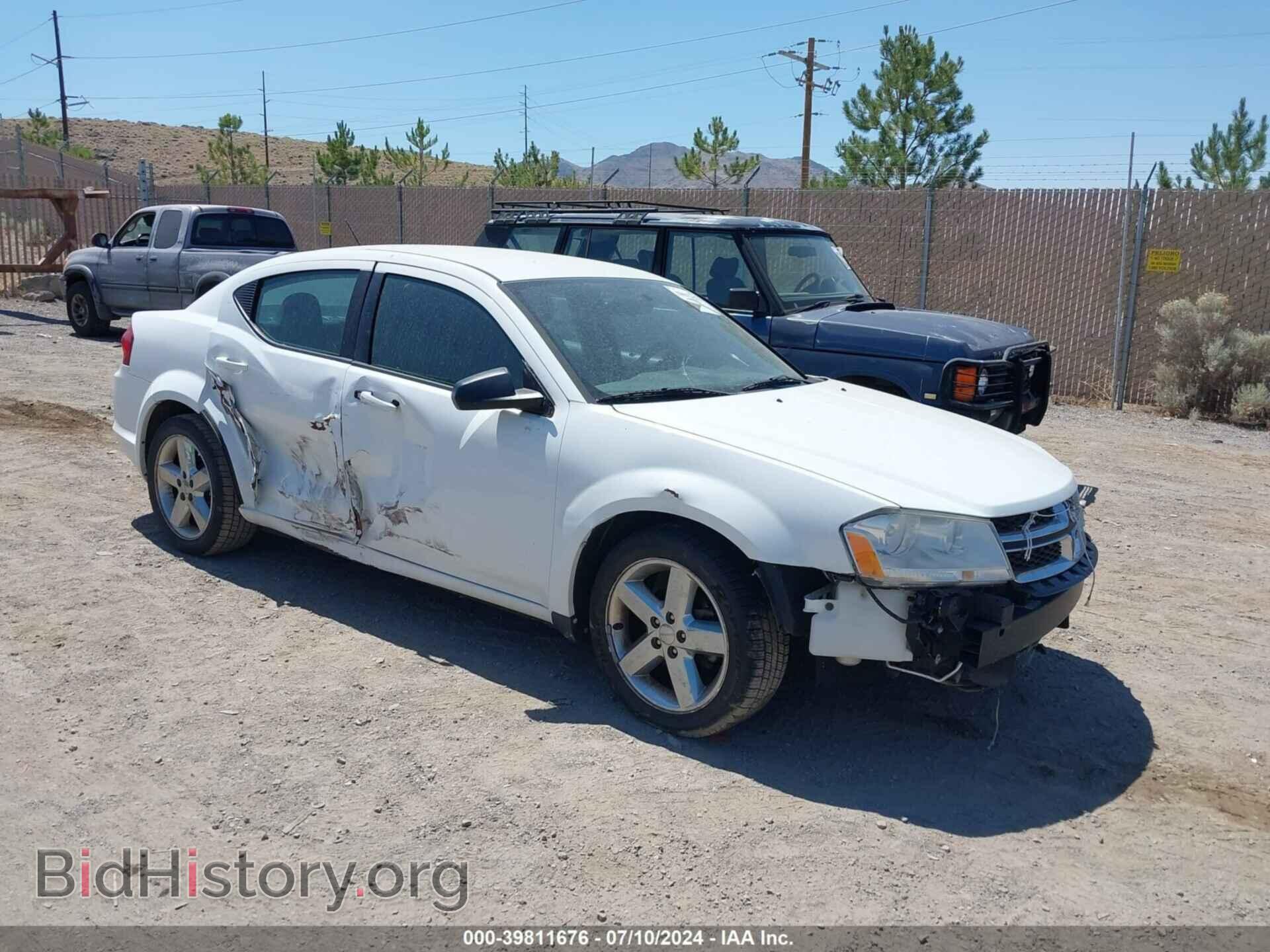 Photo 1C3CDZAB9CN141067 - DODGE AVENGER 2012
