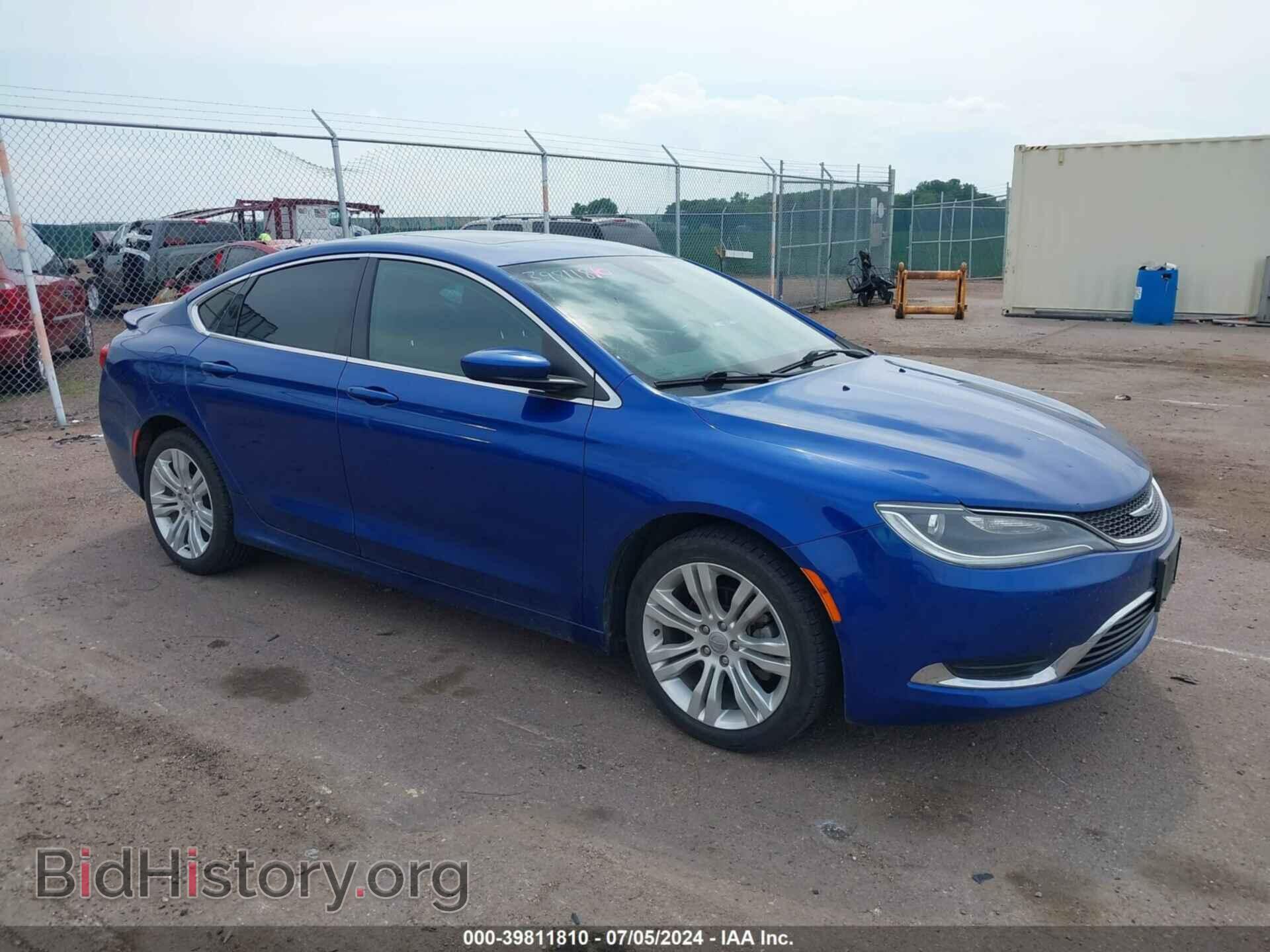 Фотография 1C3CCCAB5FN693864 - CHRYSLER 200 2015