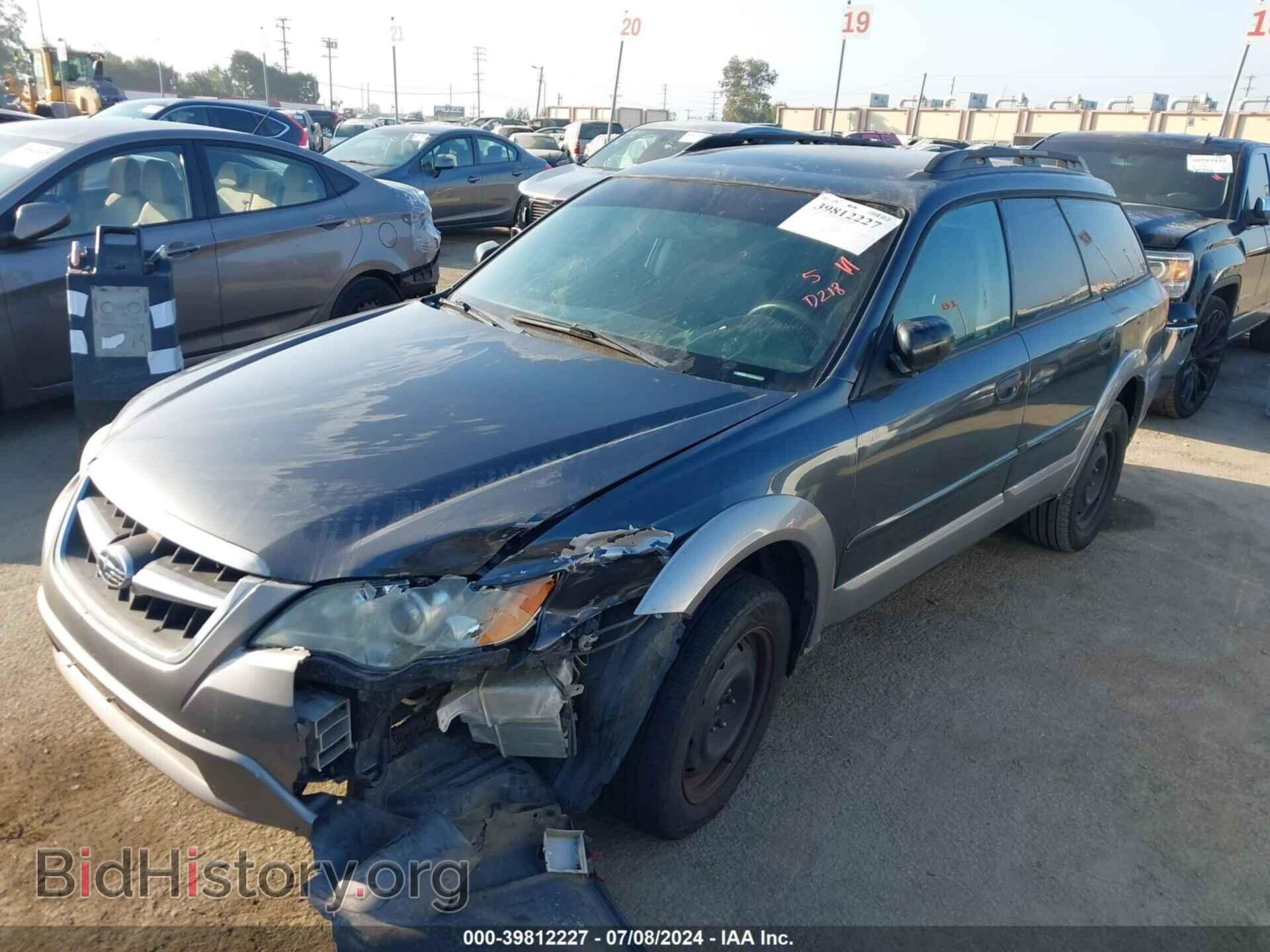 2009 SUBARU OUTBACK - VIN: 4S4BP60C596321507 - Фото 2