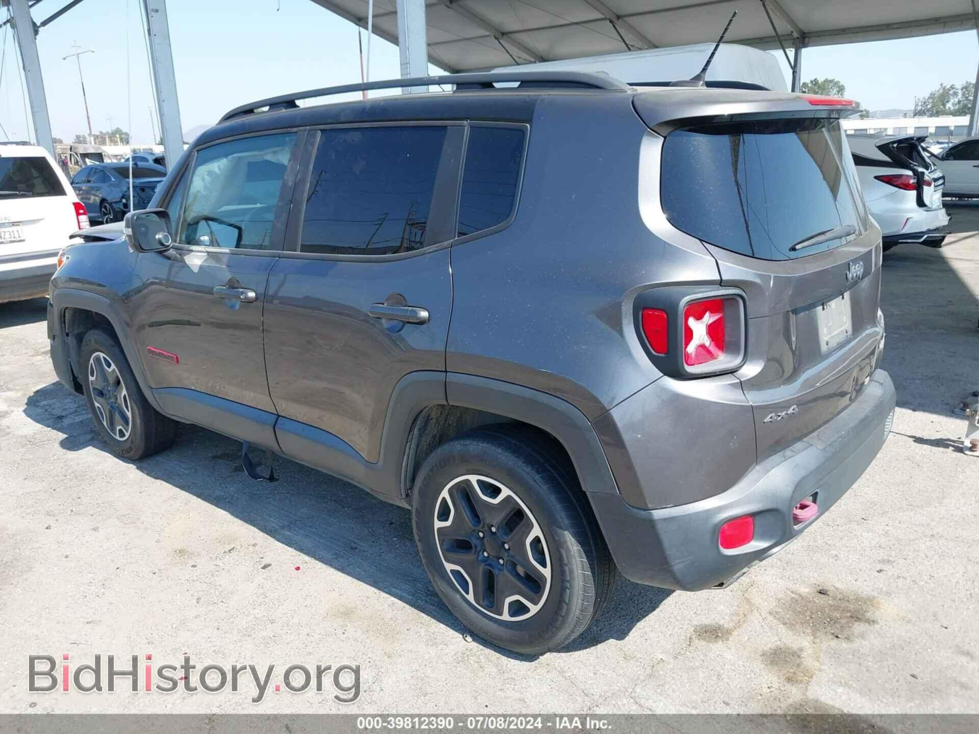 2017 JEEP RENEGADE - VIN: ZACCJBCB0HPF73652 - Фото 3