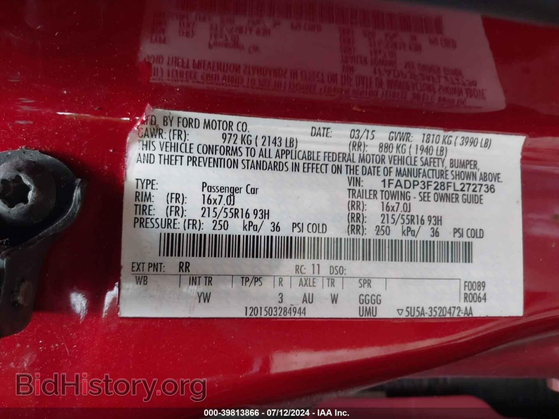 2015 FORD FOCUS - VIN: 1FADP3F28FL272736 - Photo 9