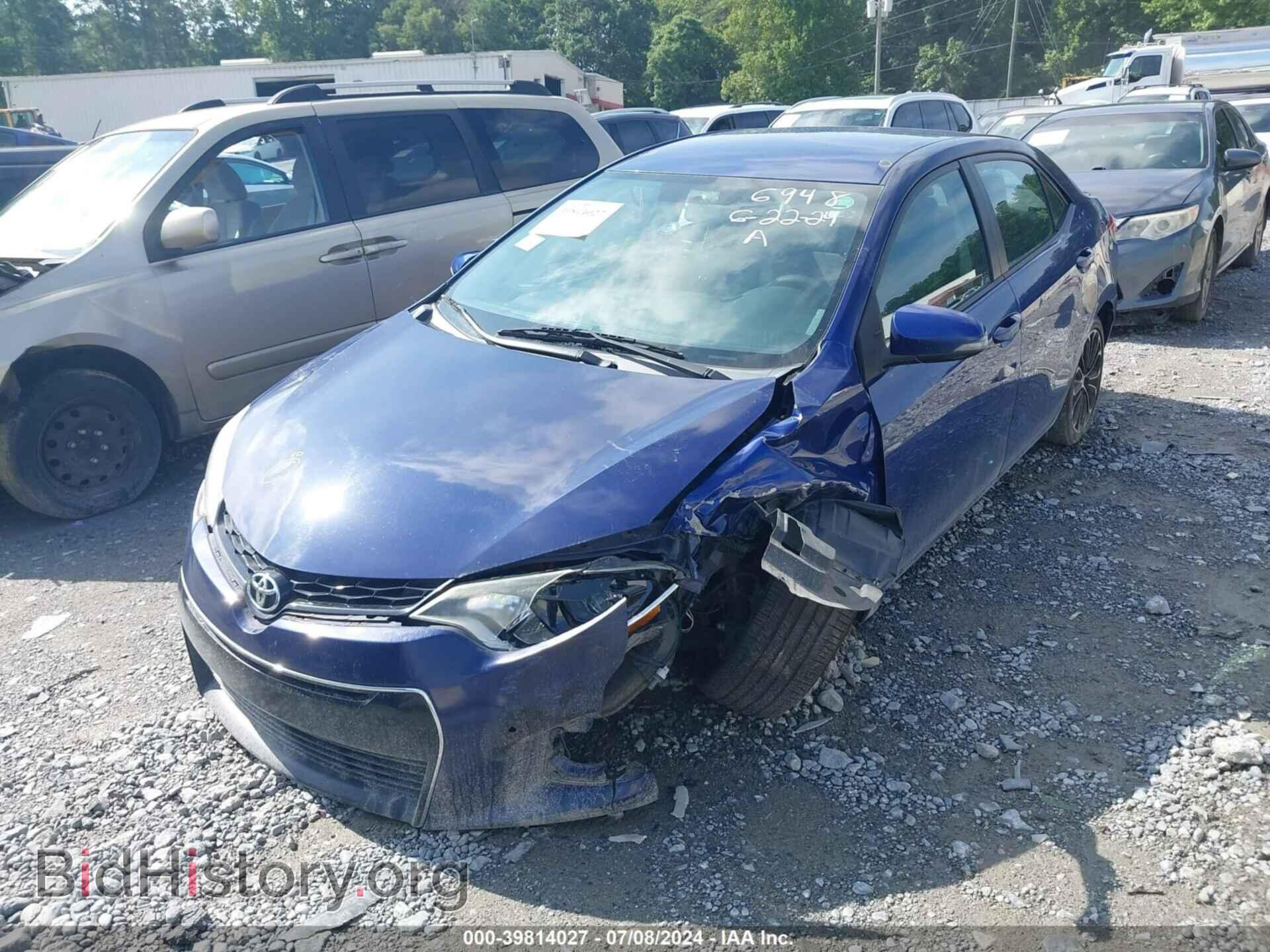 2014 TOYOTA COROLLA - VIN: 2T1BURHE0EC176948 - Фото 2