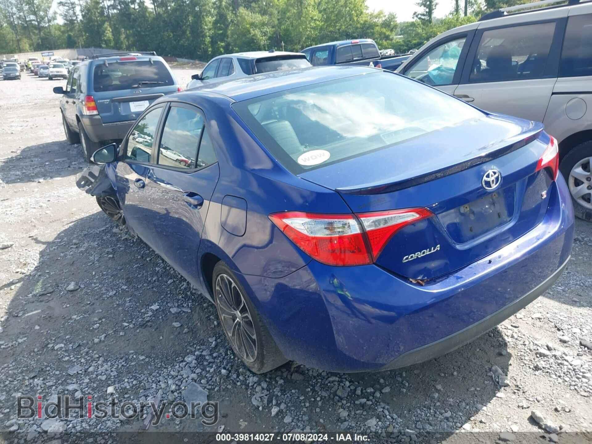 2014 TOYOTA COROLLA - VIN: 2T1BURHE0EC176948 - Фото 3