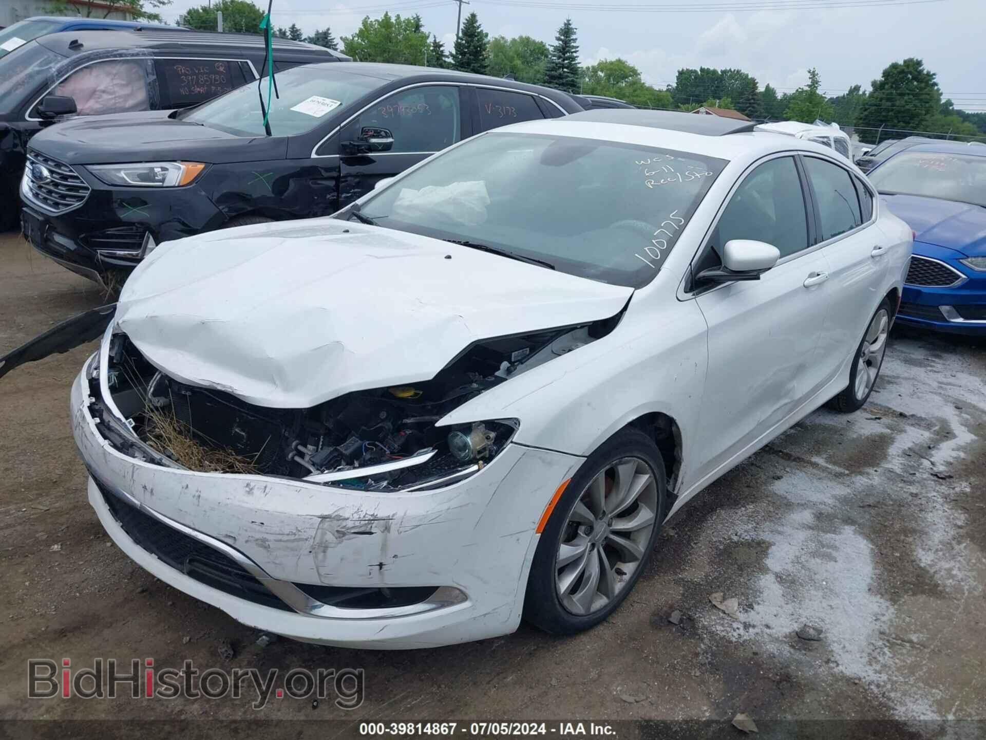 2016 CHRYSLER 200 - VIN: 1C3CCCCG9GN100775 - Фото 2