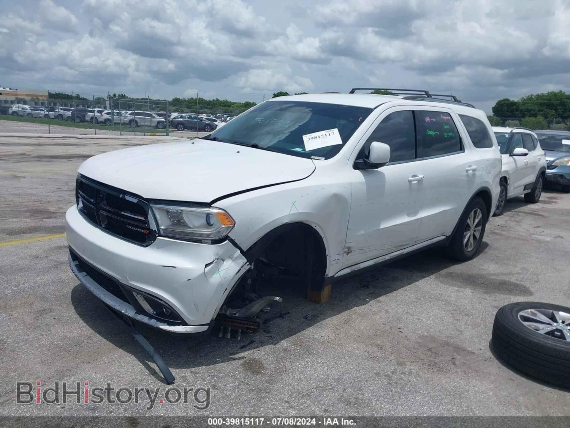 2016 DODGE DURANGO - VIN: 1C4RDHDG6GC361324 - Photo 2