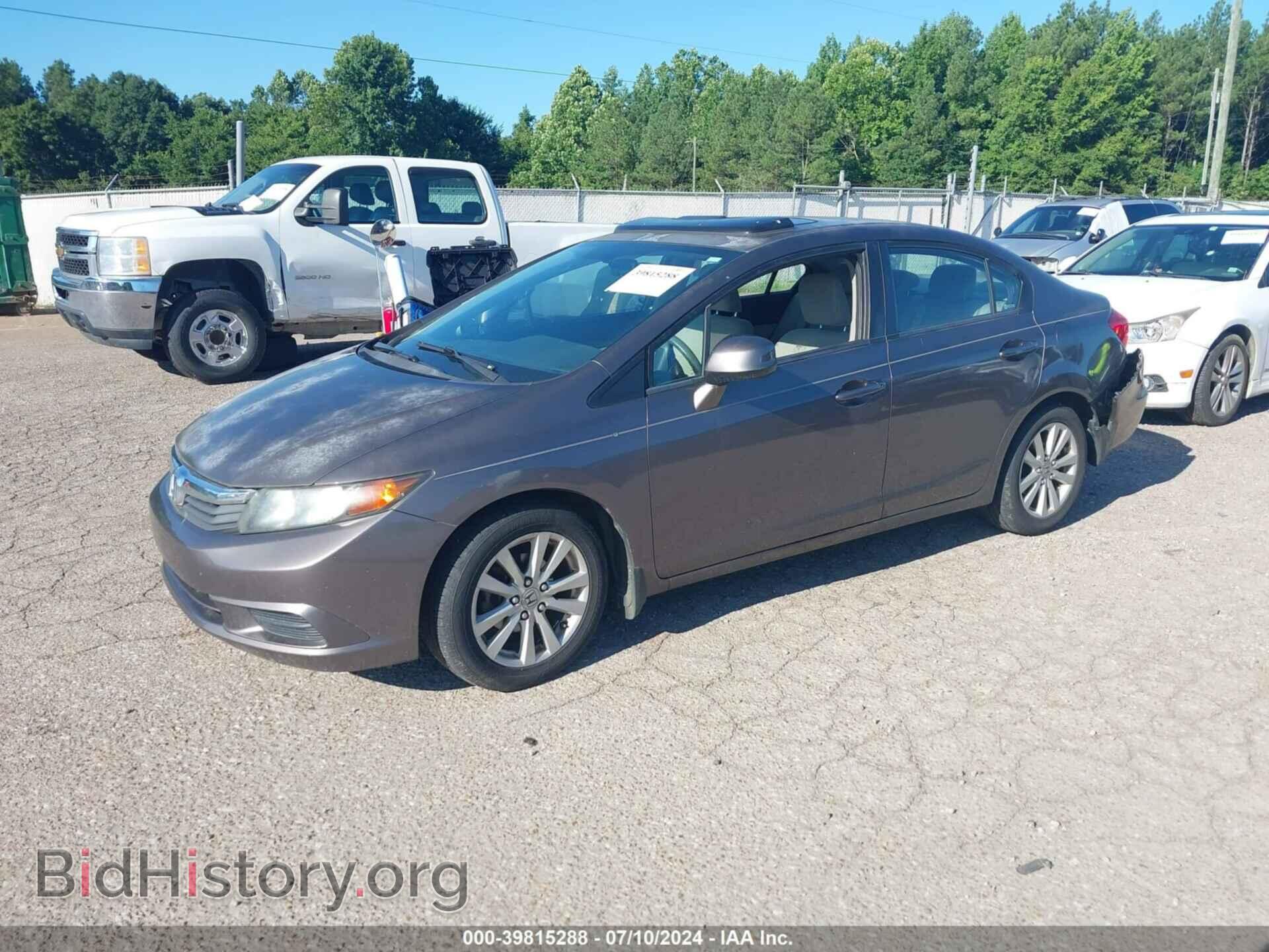 2012 HONDA CIVIC - VIN: 2HGFB2F81CH565663 - Фото 2