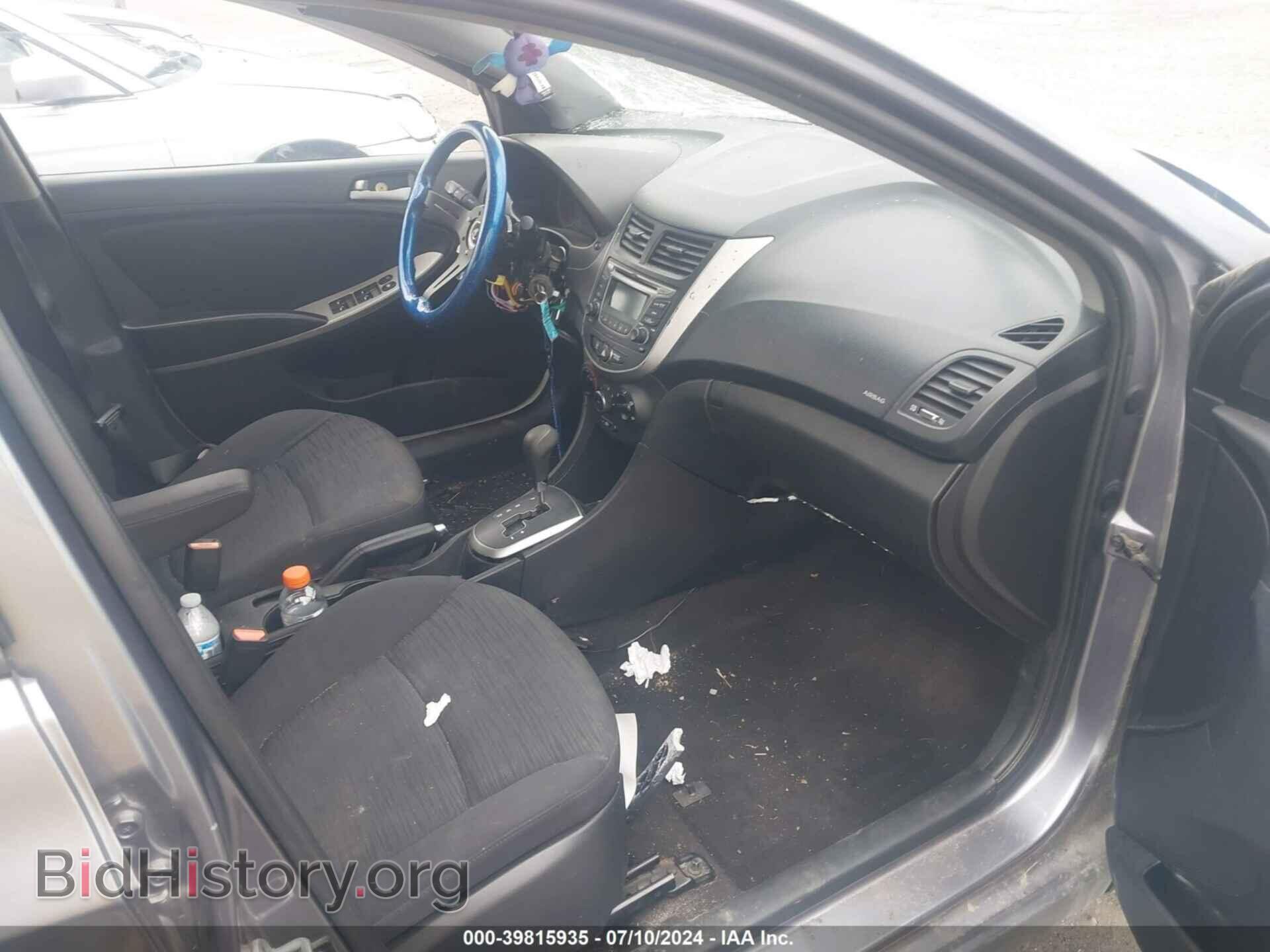2016 HYUNDAI ACCENT - VIN: KMHCT5AEXGU260190 - Фото 5