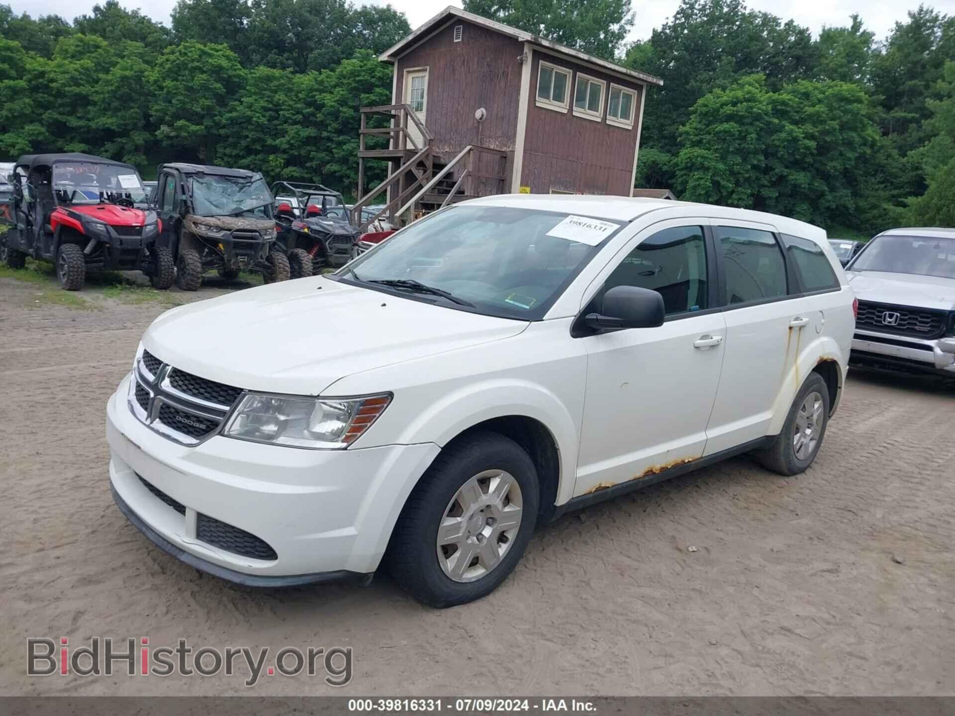2012 DODGE JOURNEY - VIN: 3C4PDCAB6CT205205 - Фото 2