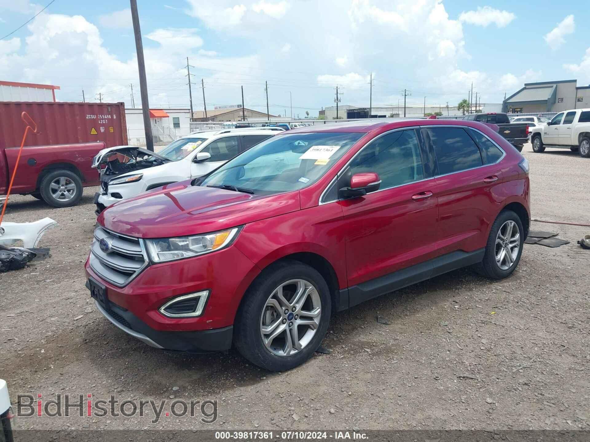 2015 FORD EDGE - VIN: 2FMTK3K93FBB27302 - Photo 2
