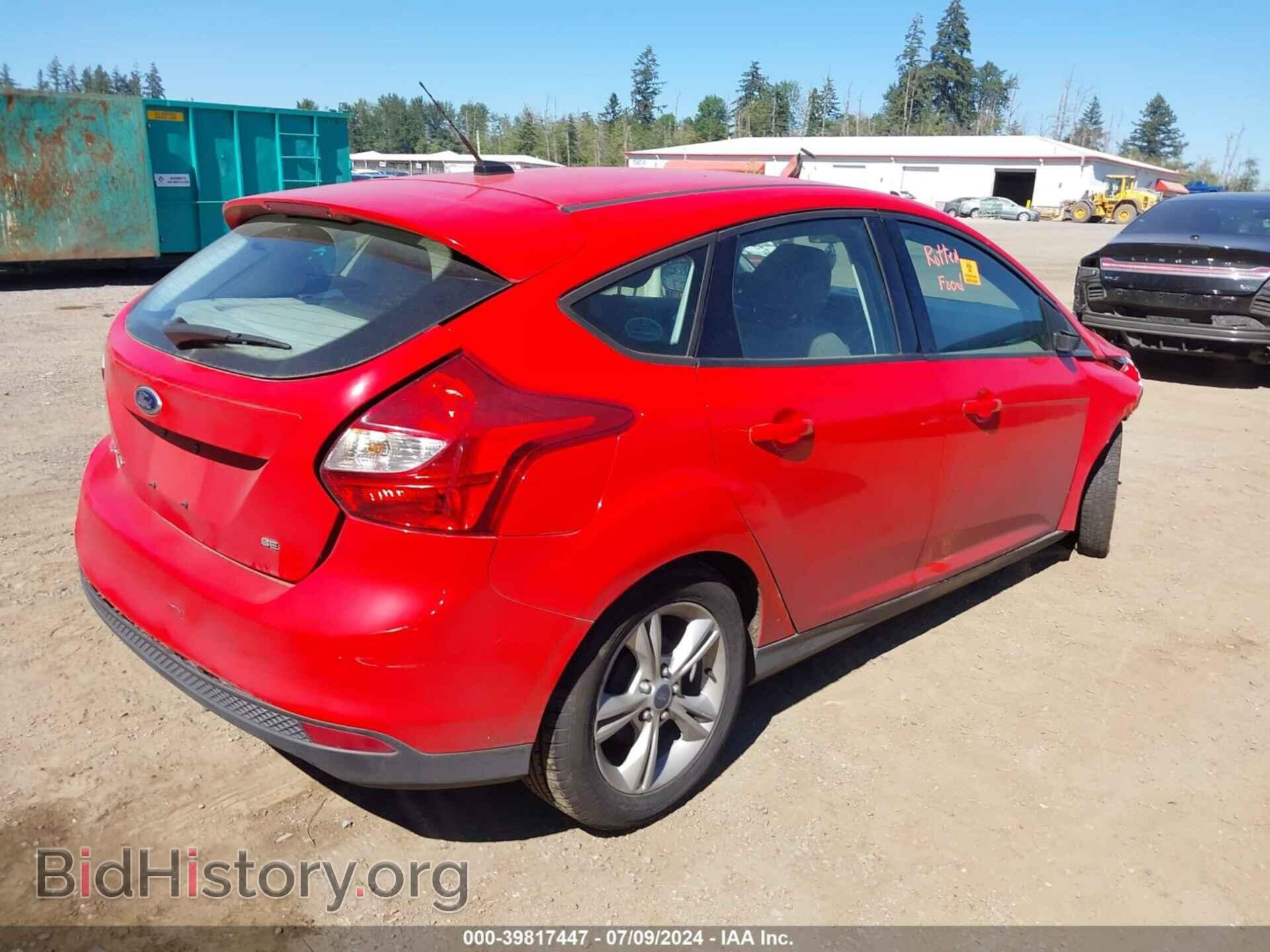 2014 FORD FOCUS - VIN: 1FADP3K28EL455607 - Фото 4