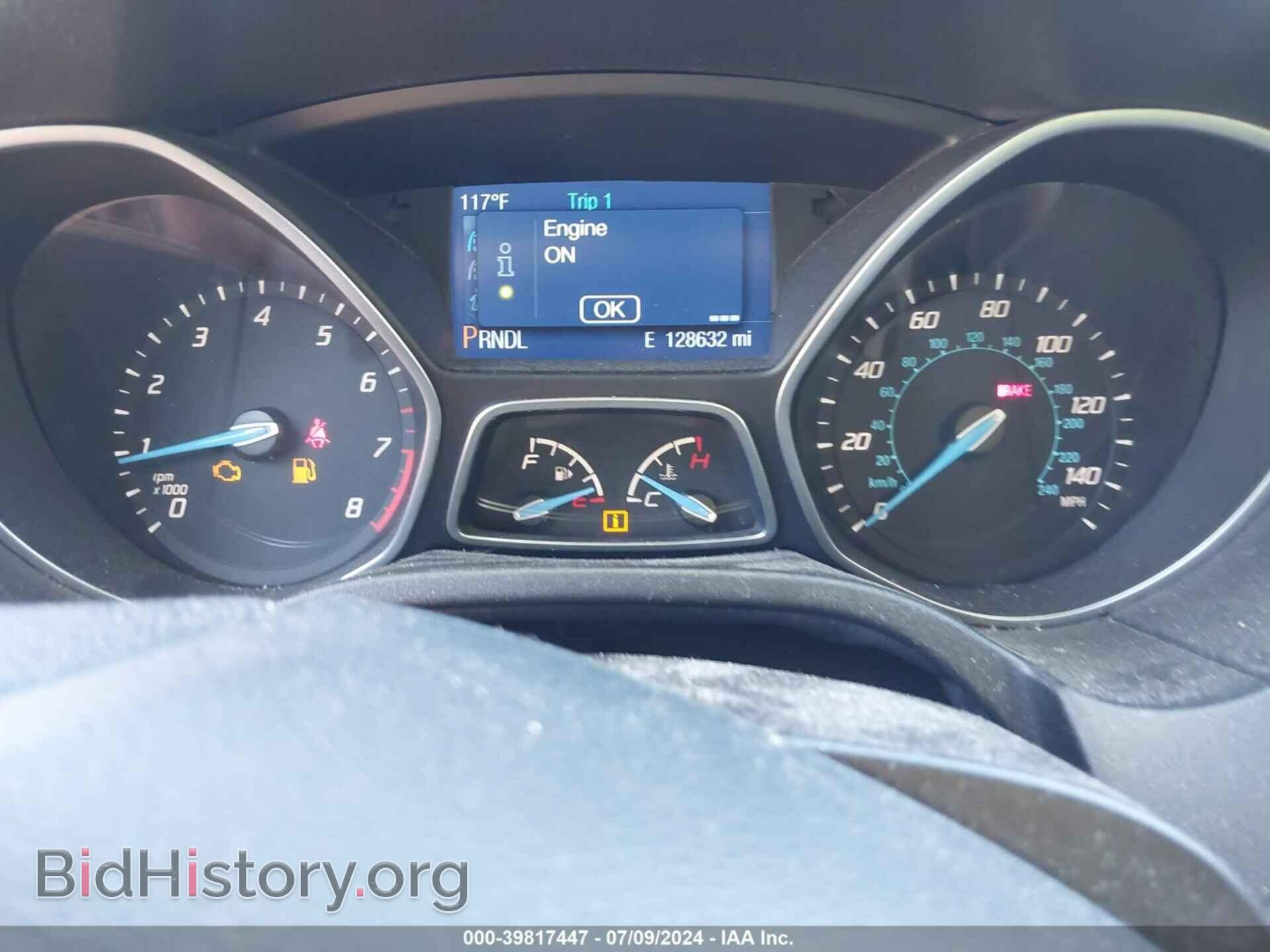 2014 FORD FOCUS - VIN: 1FADP3K28EL455607 - Фото 7