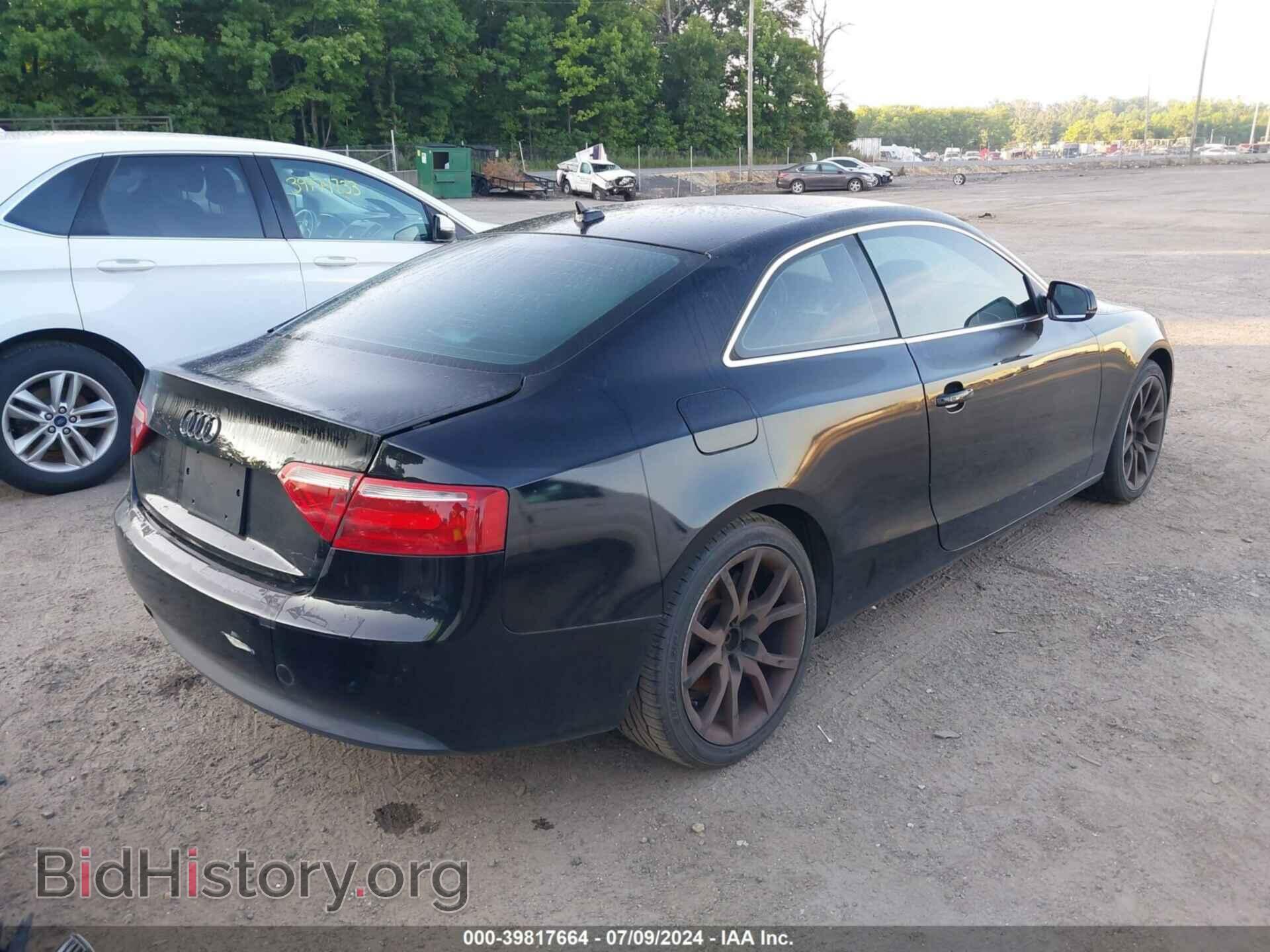 2012 AUDI A5 - VIN: WAUCFAFR8CA030284 - Фото 4