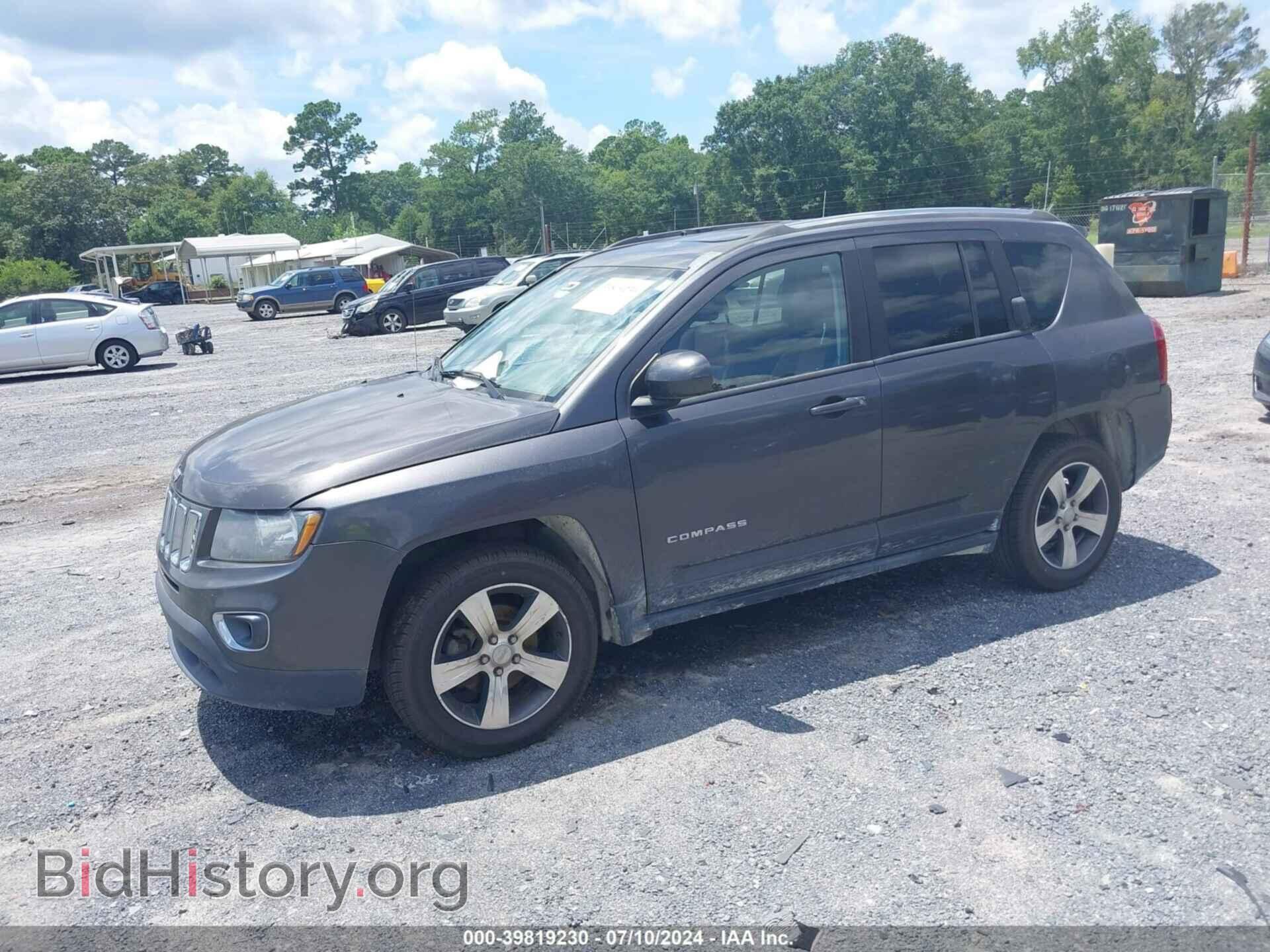 2016 JEEP COMPASS - VIN: 1C4NJDEB4GD587519 - Фото 2