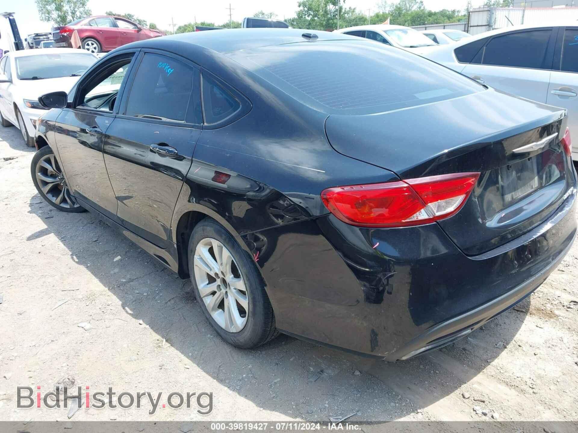 2015 CHRYSLER 200 - VIN: 1C3CCCBBXFN530139 - Фото 3