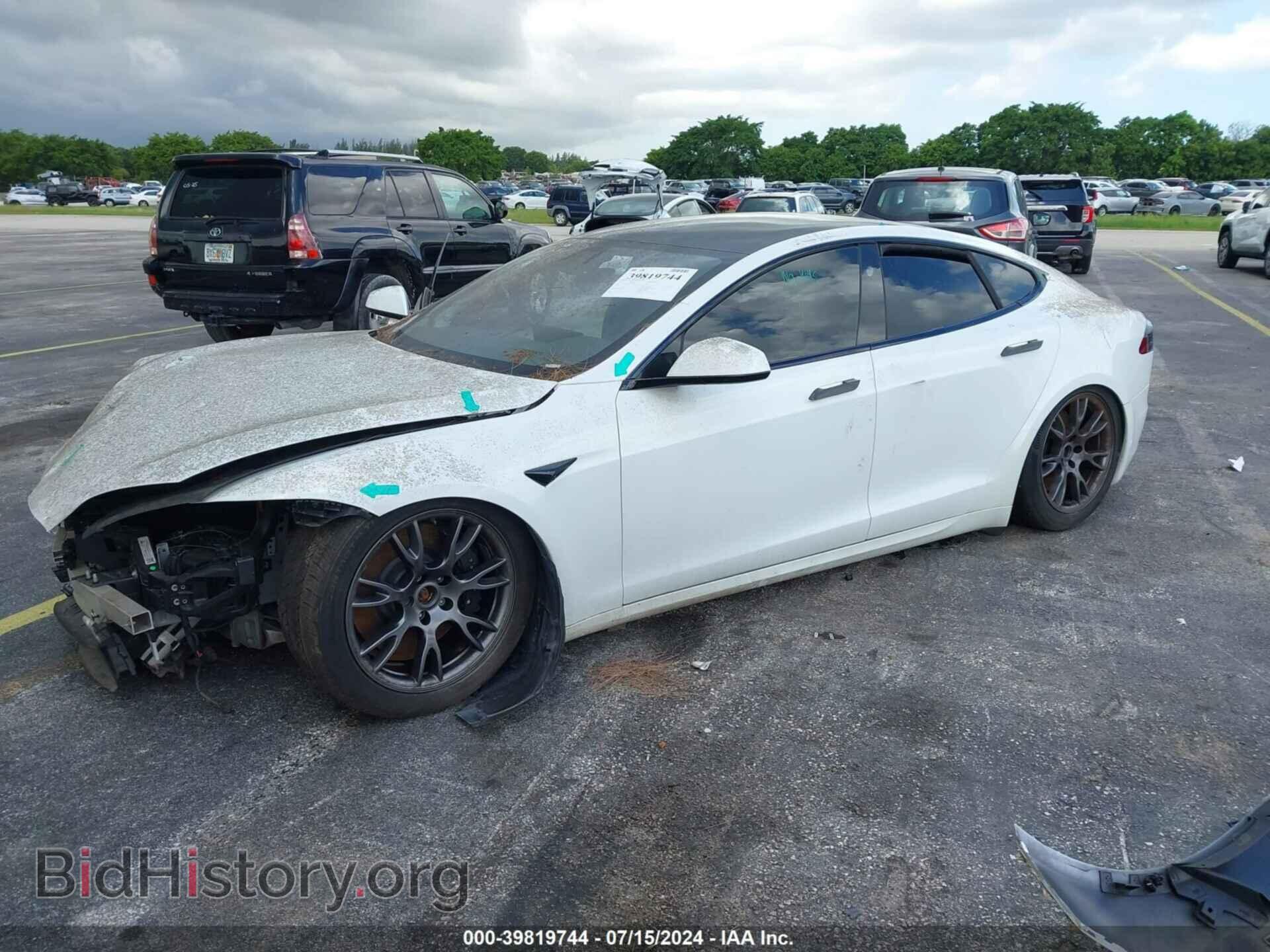 2021 TESLA MODEL S - VIN: 5YJSA1E57MF440949 - Фото 2