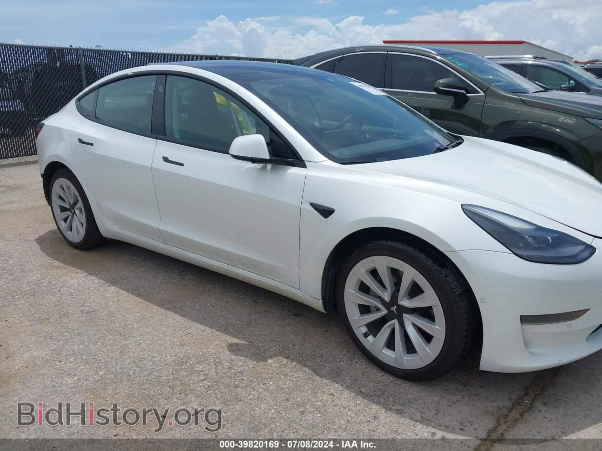 Photo 5YJ3E1EA6MF998409 - TESLA MODEL 3 2021