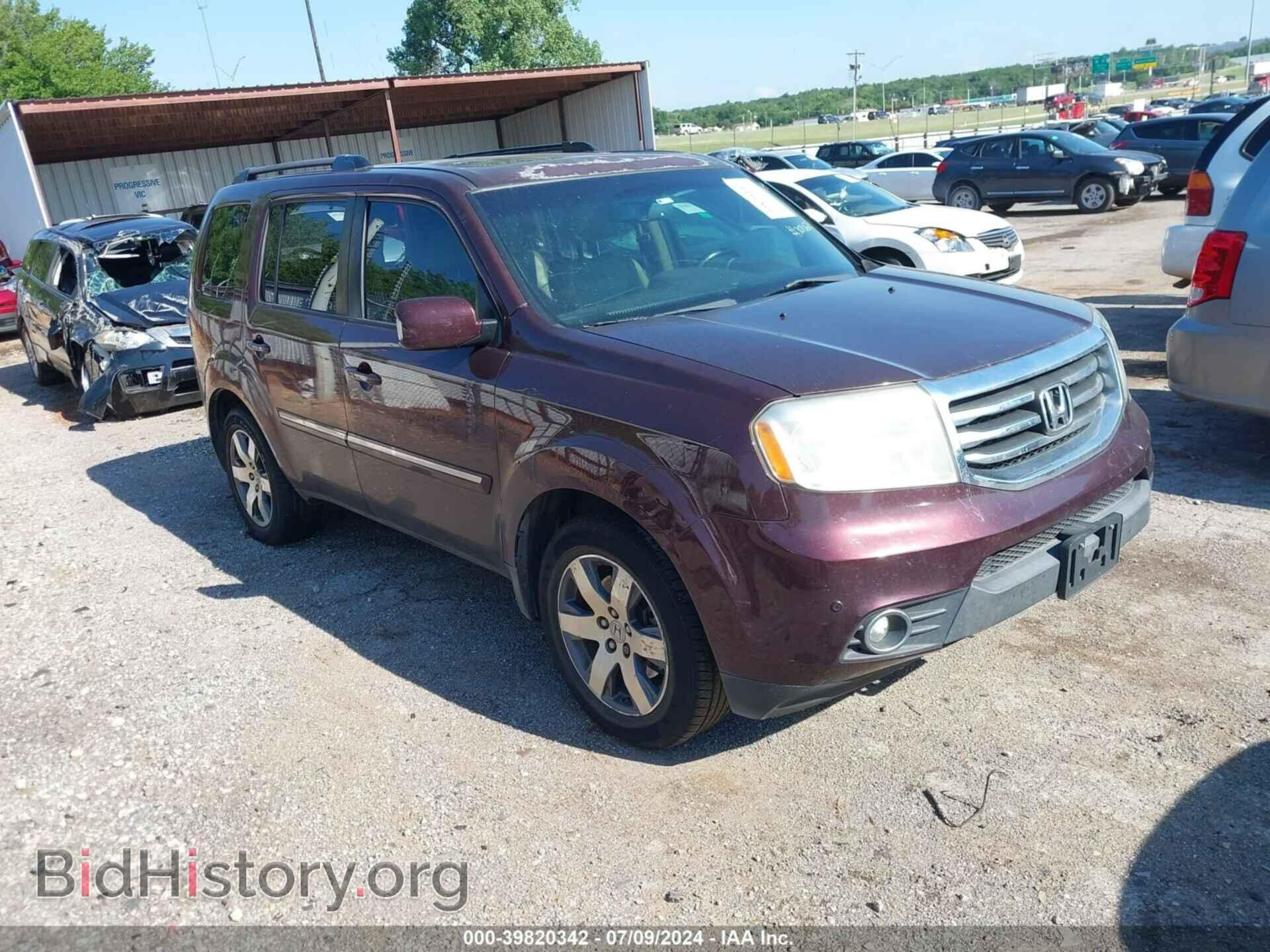 Photo 5FNYF3H97DB018038 - HONDA PILOT 2013