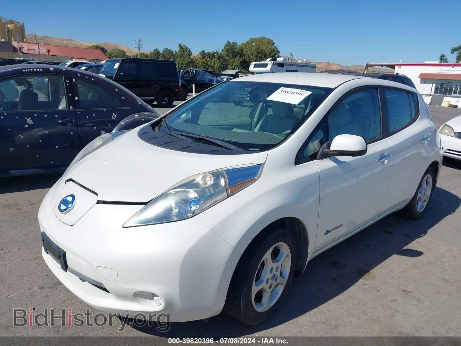 2013 NISSAN LEAF - VIN: 1N4AZ0CP1DC405474 - Фото 2