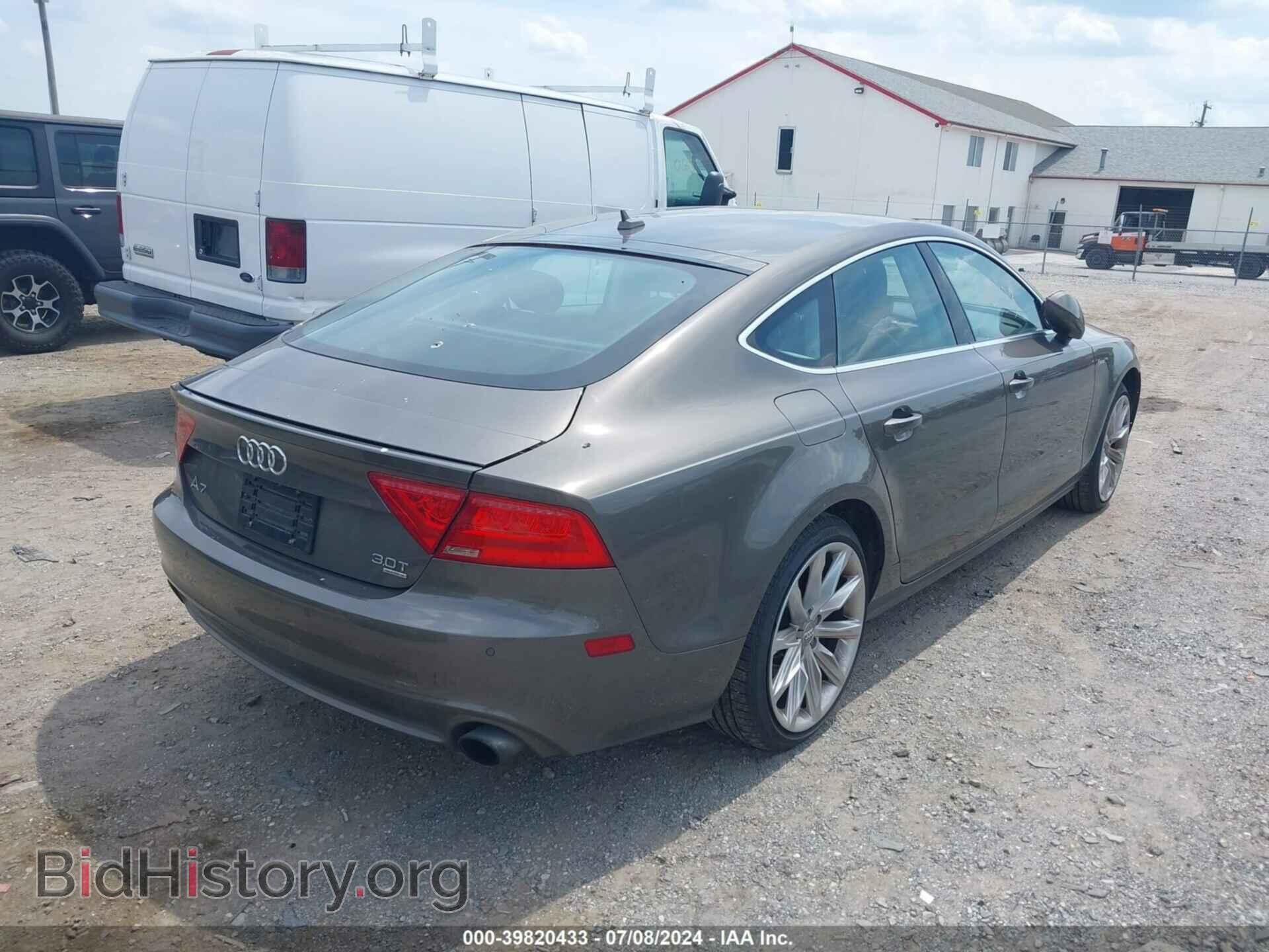 2012 AUDI A7 - VIN: WAUYGAFC3CN081862 - Фото 4