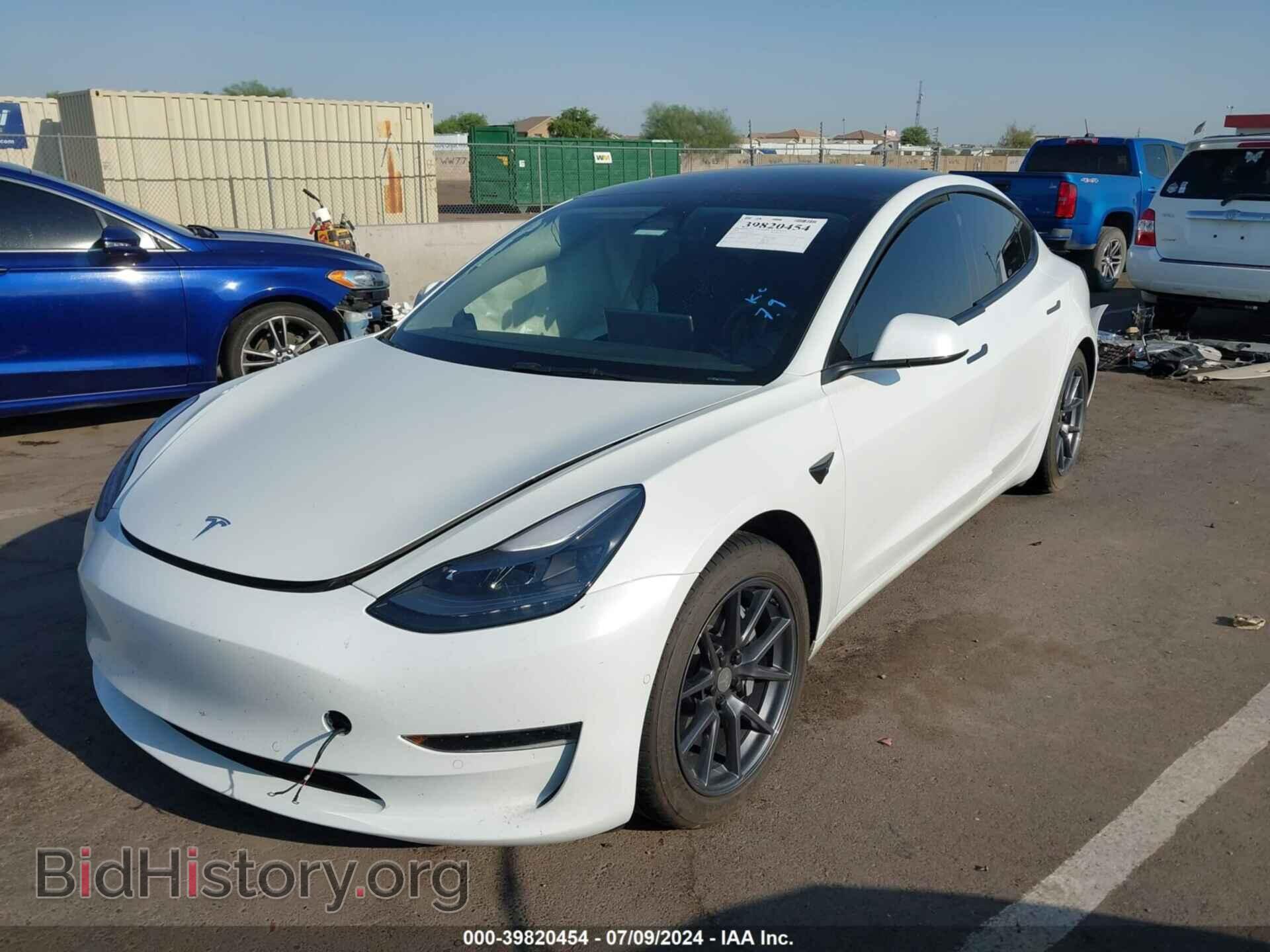 2022 TESLA MODEL 3 - VIN: 5YJ3E1EB7NF170203 - Фото 2