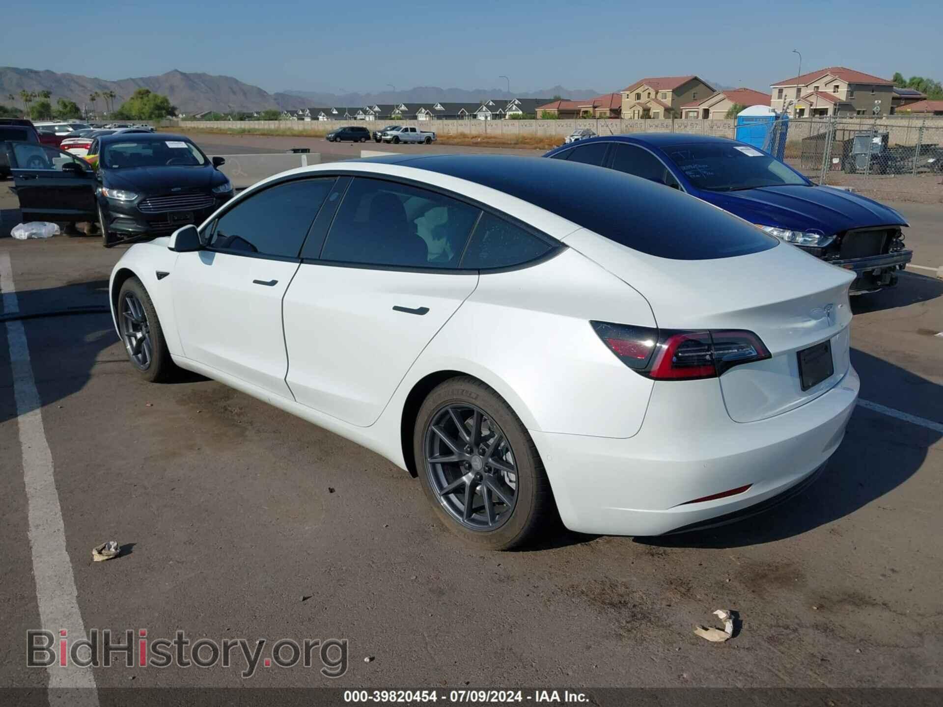 2022 TESLA MODEL 3 - VIN: 5YJ3E1EB7NF170203 - Фото 3