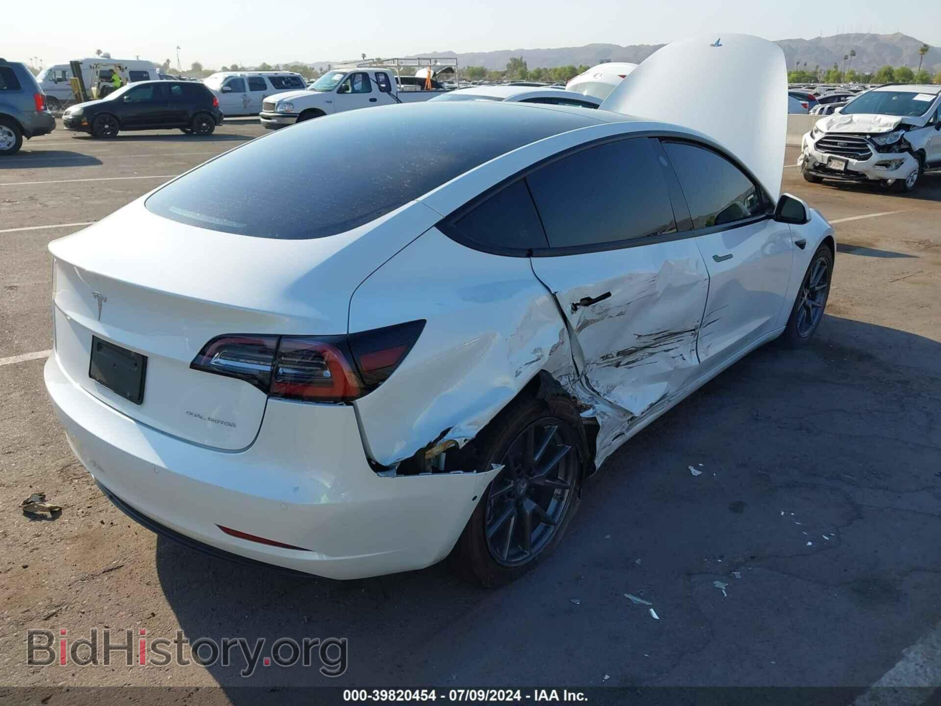 2022 TESLA MODEL 3 - VIN: 5YJ3E1EB7NF170203 - Фото 4