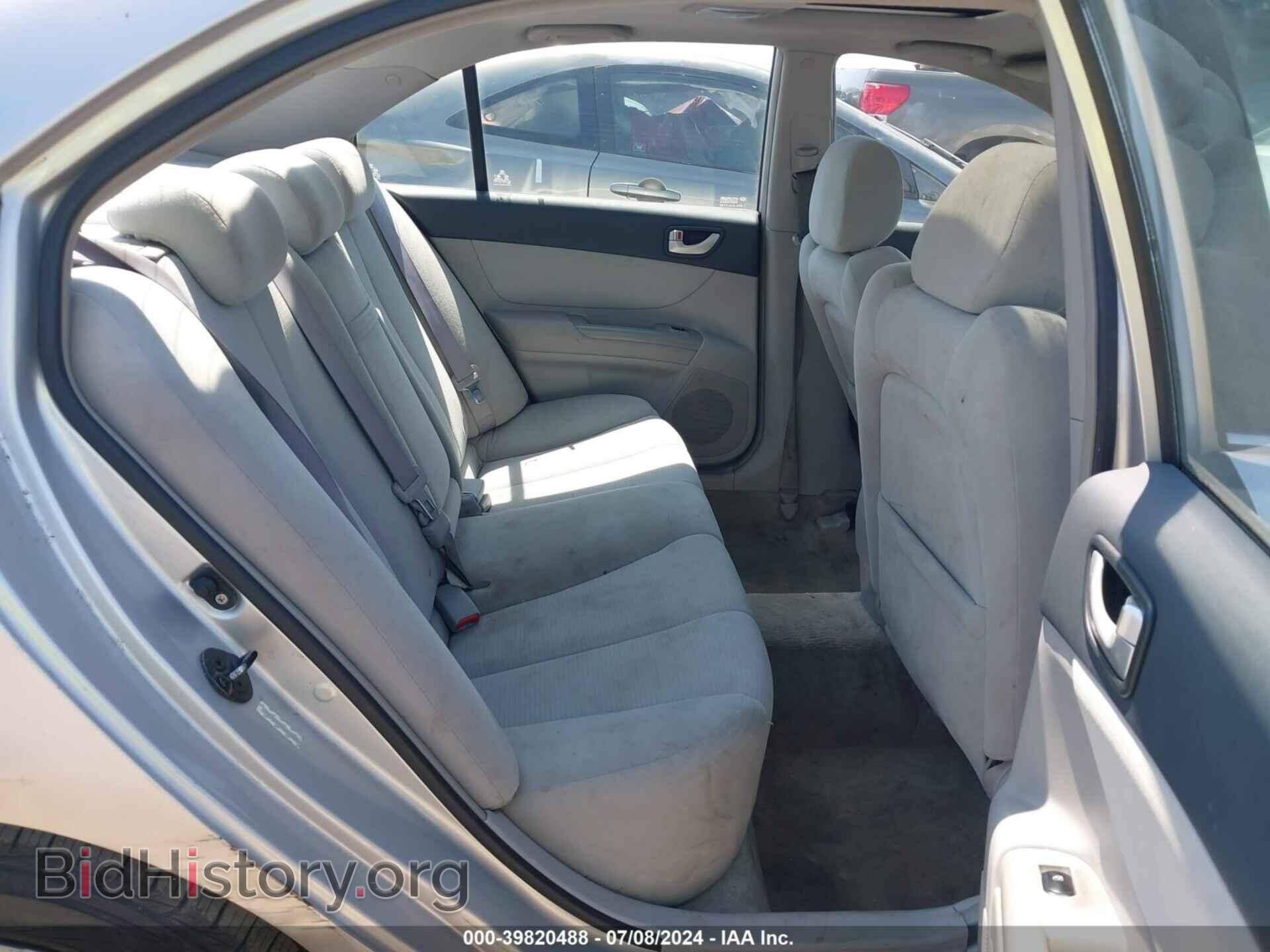 2008 HYUNDAI SONATA - VIN: 5NPET46C78H356790 - Фото 8