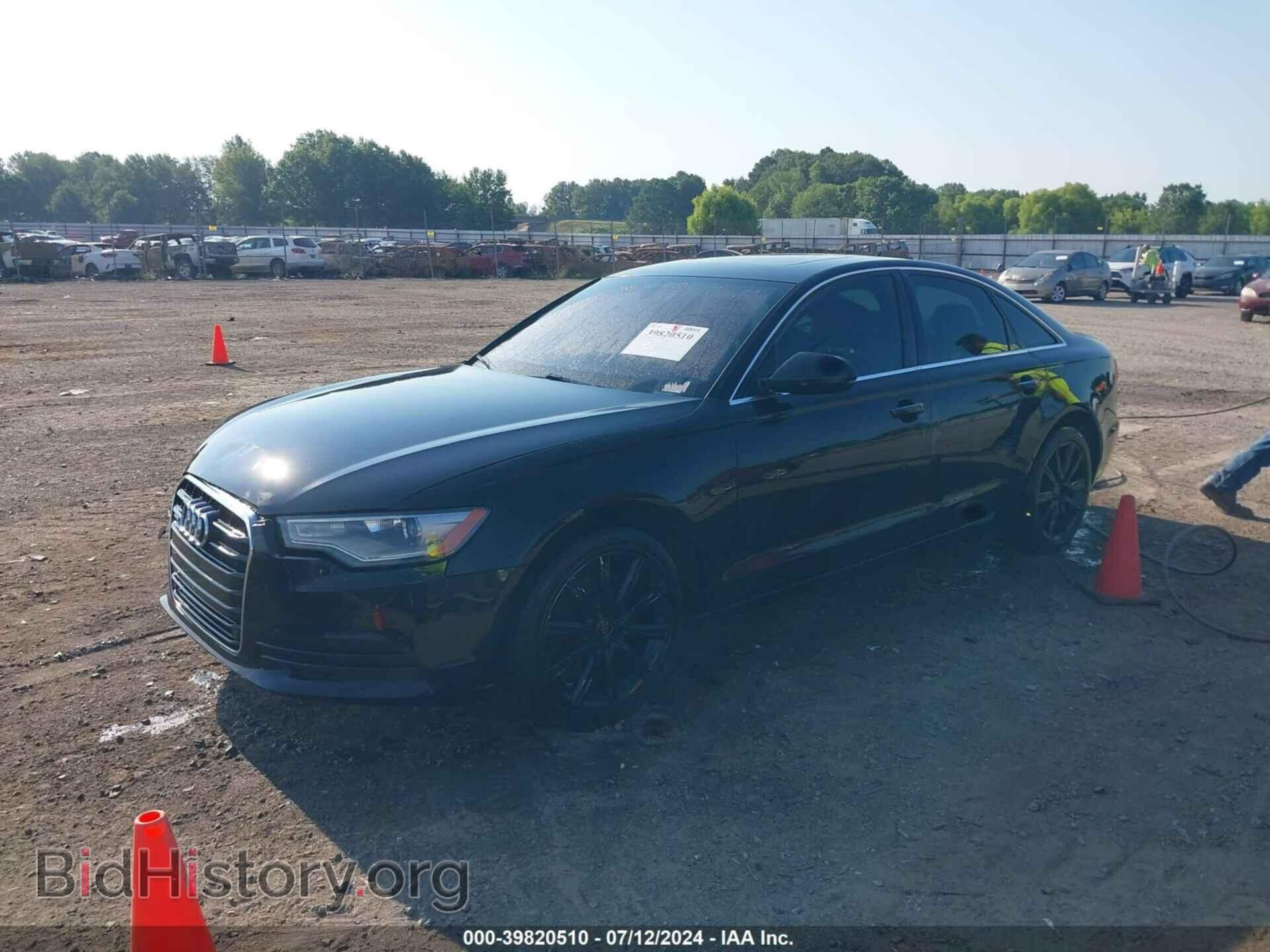 2013 AUDI A6 - VIN: WAUGFAFC6DN074310 - Фото 2