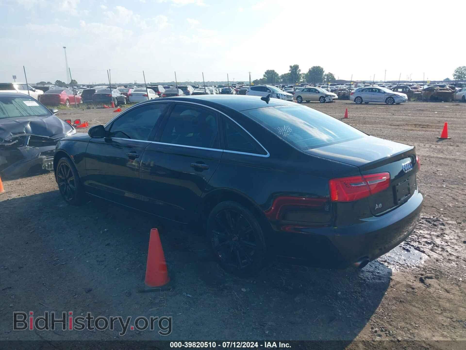 2013 AUDI A6 - VIN: WAUGFAFC6DN074310 - Фото 3
