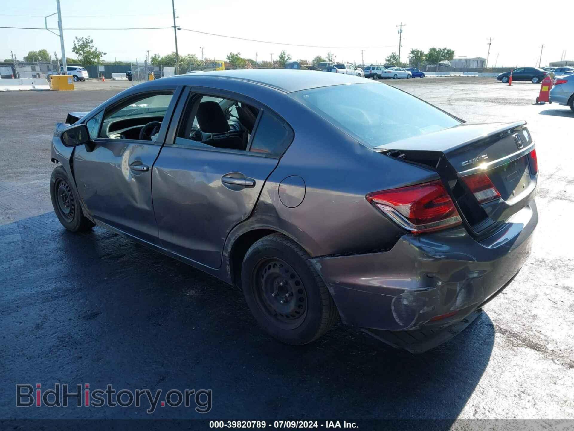 2014 HONDA CIVIC - VIN: 19XFB2F58EE275343 - Фото 3