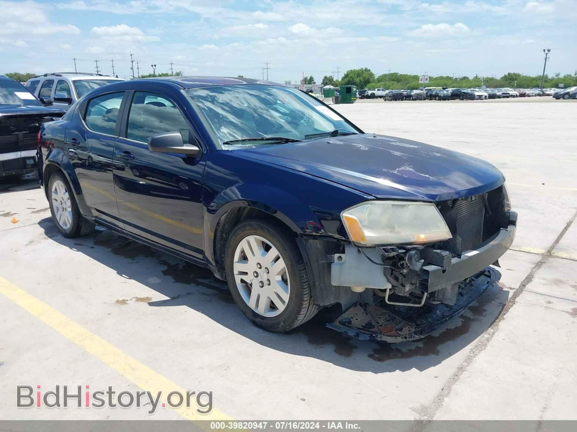 Фотография 1C3CDZAB0DN616137 - DODGE AVENGER 2013