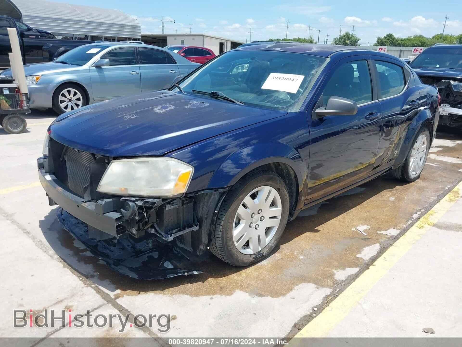 2013 DODGE AVENGER - VIN: 1C3CDZAB0DN616137 - Фото 2