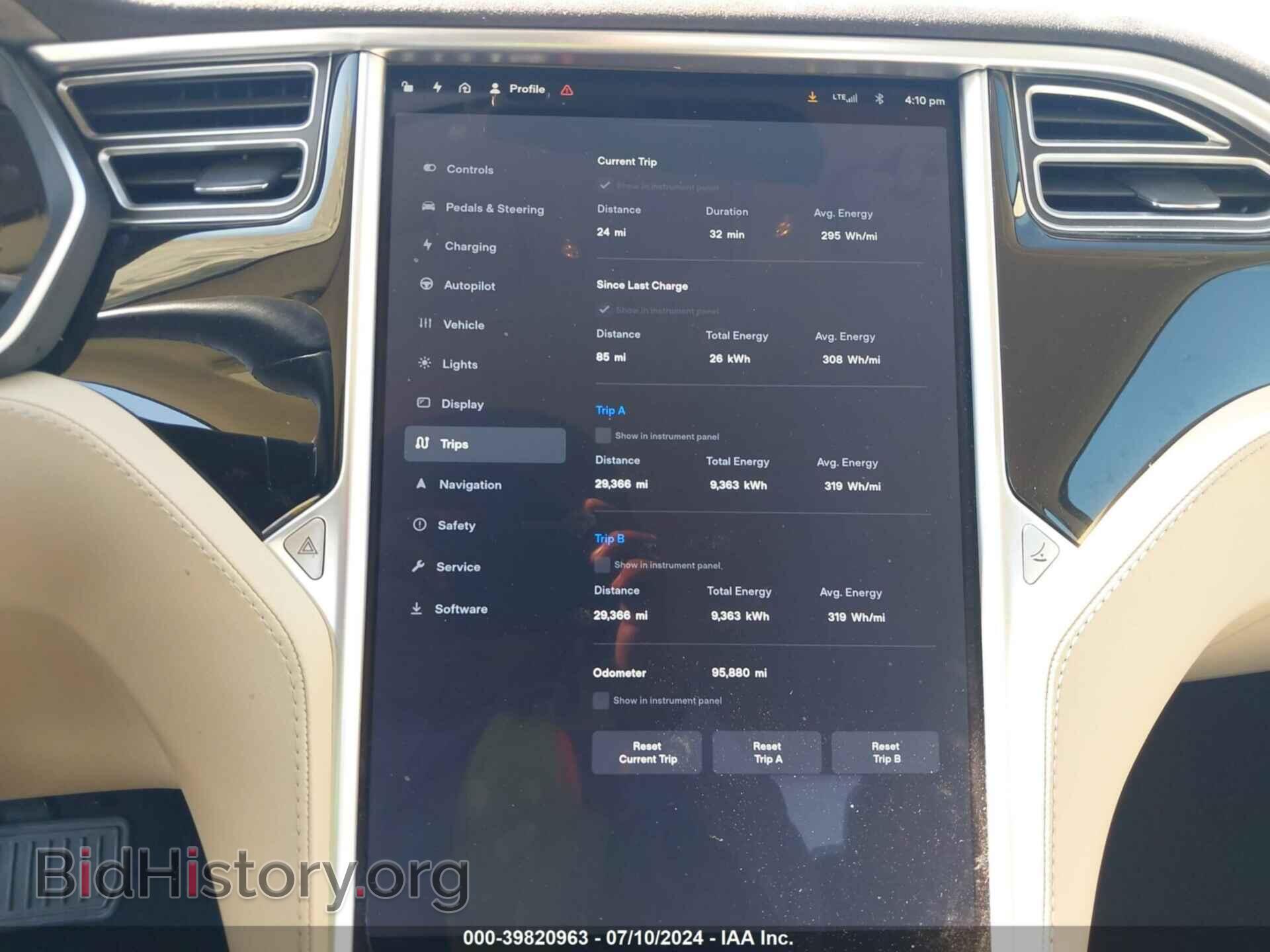 2015 TESLA MODEL S - VIN: 5YJSA1S22FF092653 - Photo 7