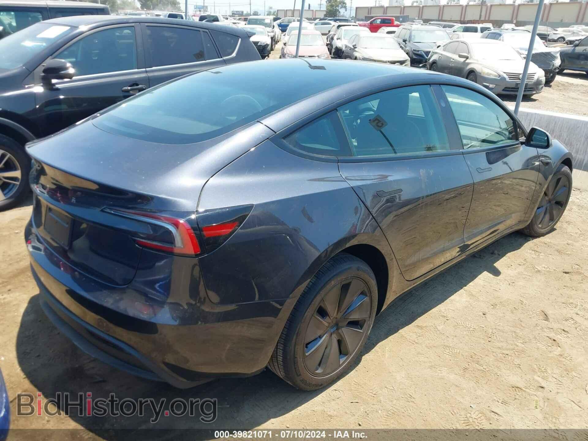 2024 TESLA MODEL 3 - VIN: 5YJ3E1EA6RF726255 - Photo 4