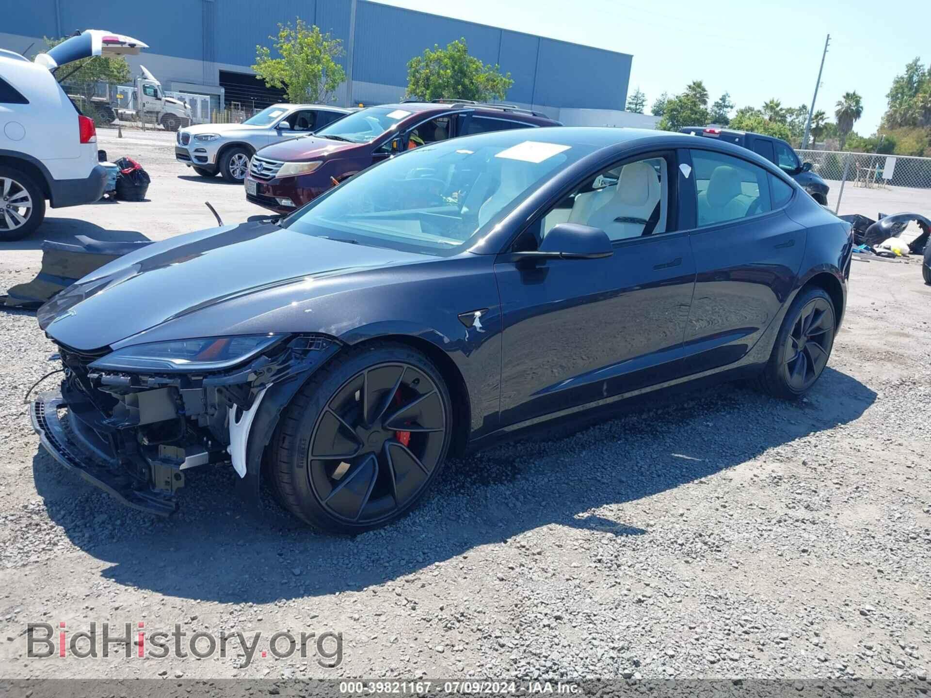 2024 TESLA MODEL 3 - VIN: 5YJ3E1ET7RF784327 - Фото 2
