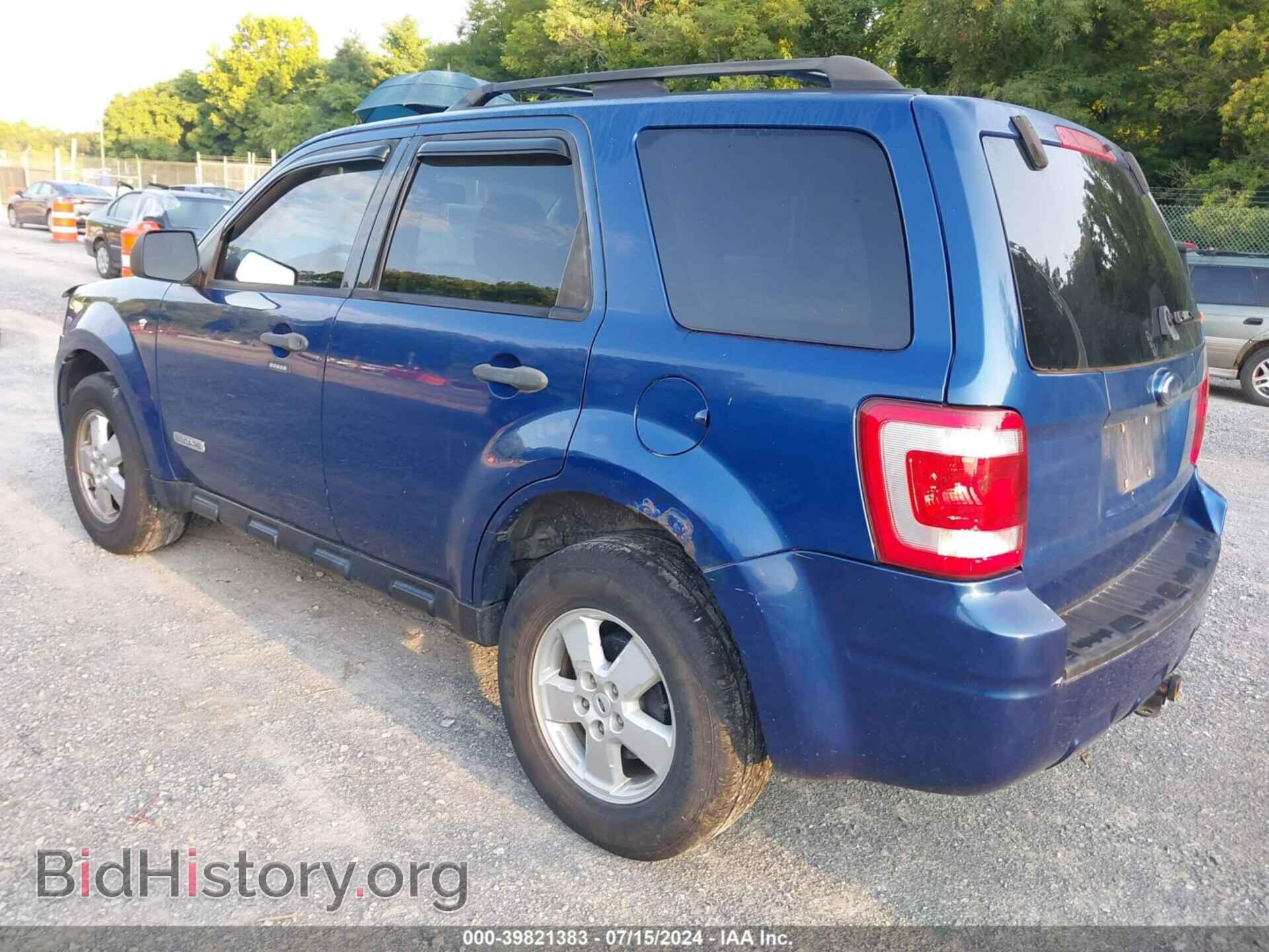2008 FORD ESCAPE - VIN: 1FMCU93198KB10339 - Фото 3