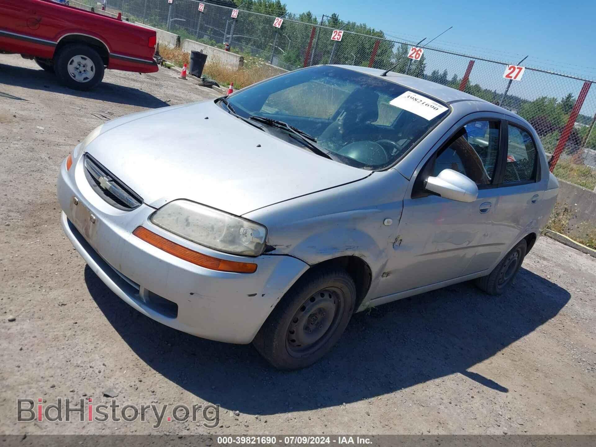 2006 CHEVROLET AVEO - VIN: KL1TD56626B558933 - Фото 2