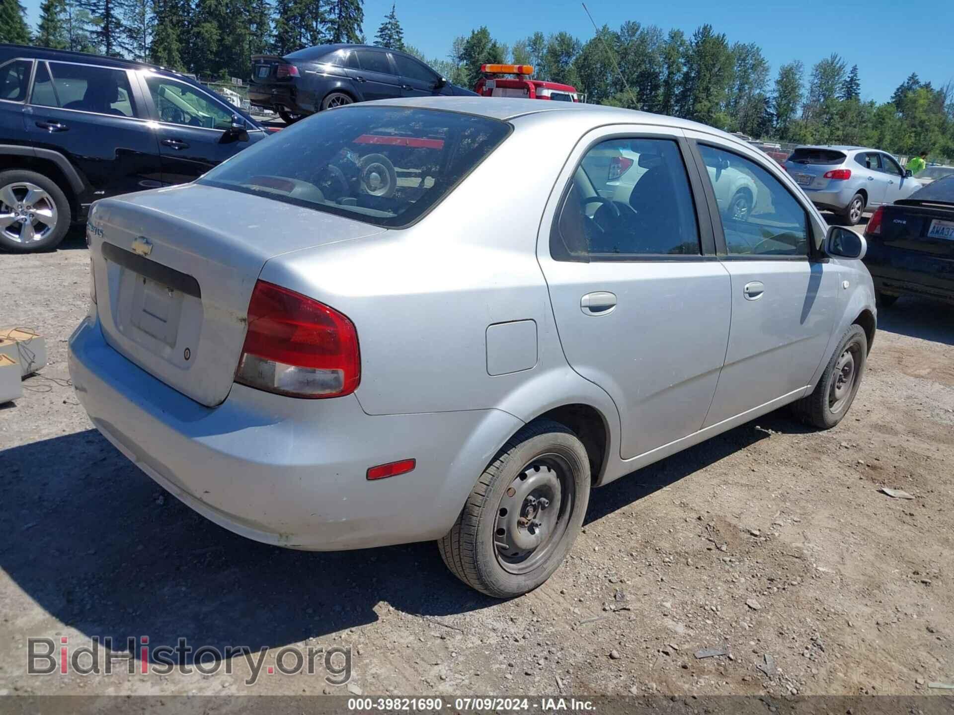 2006 CHEVROLET AVEO - VIN: KL1TD56626B558933 - Фото 4