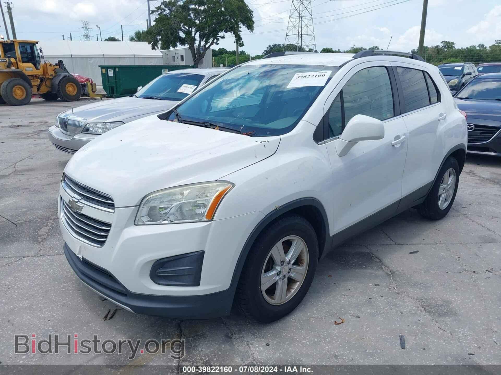 2016 CHEVROLET TRAX - VIN: 3GNCJLSB7GL168832 - Фото 2
